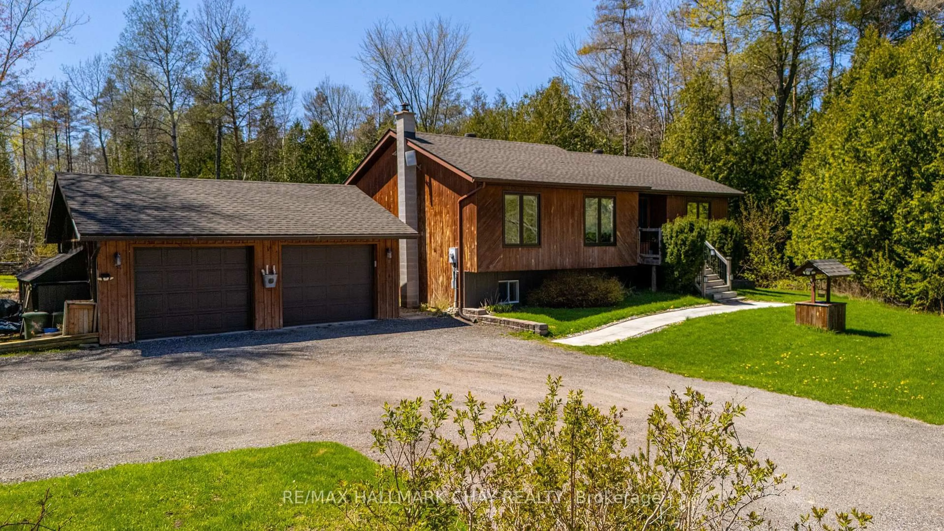 Home with brick exterior material, street for 7912 County Road 56 Rd, Essa Ontario L0M 1T0