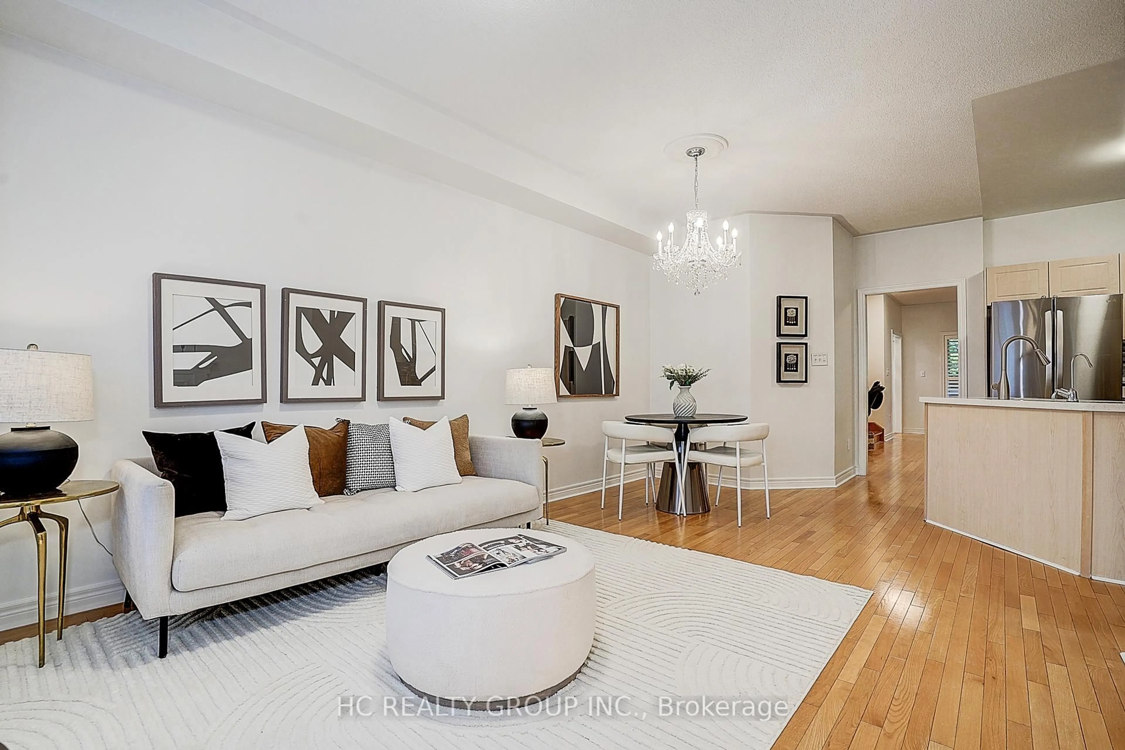 Living room with furniture, unknown for 35 Olivia Dr, Markham Ontario L6C 3B6