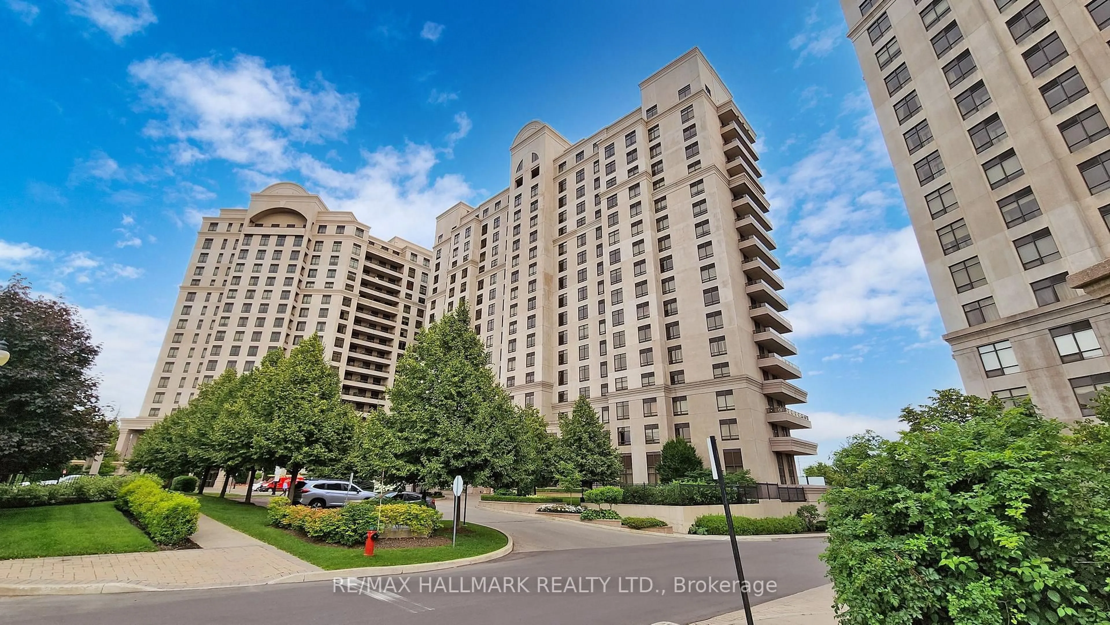 Patio, city buildings view from balcony for 9245 Jane St #1508, Vaughan Ontario L6A 0J9
