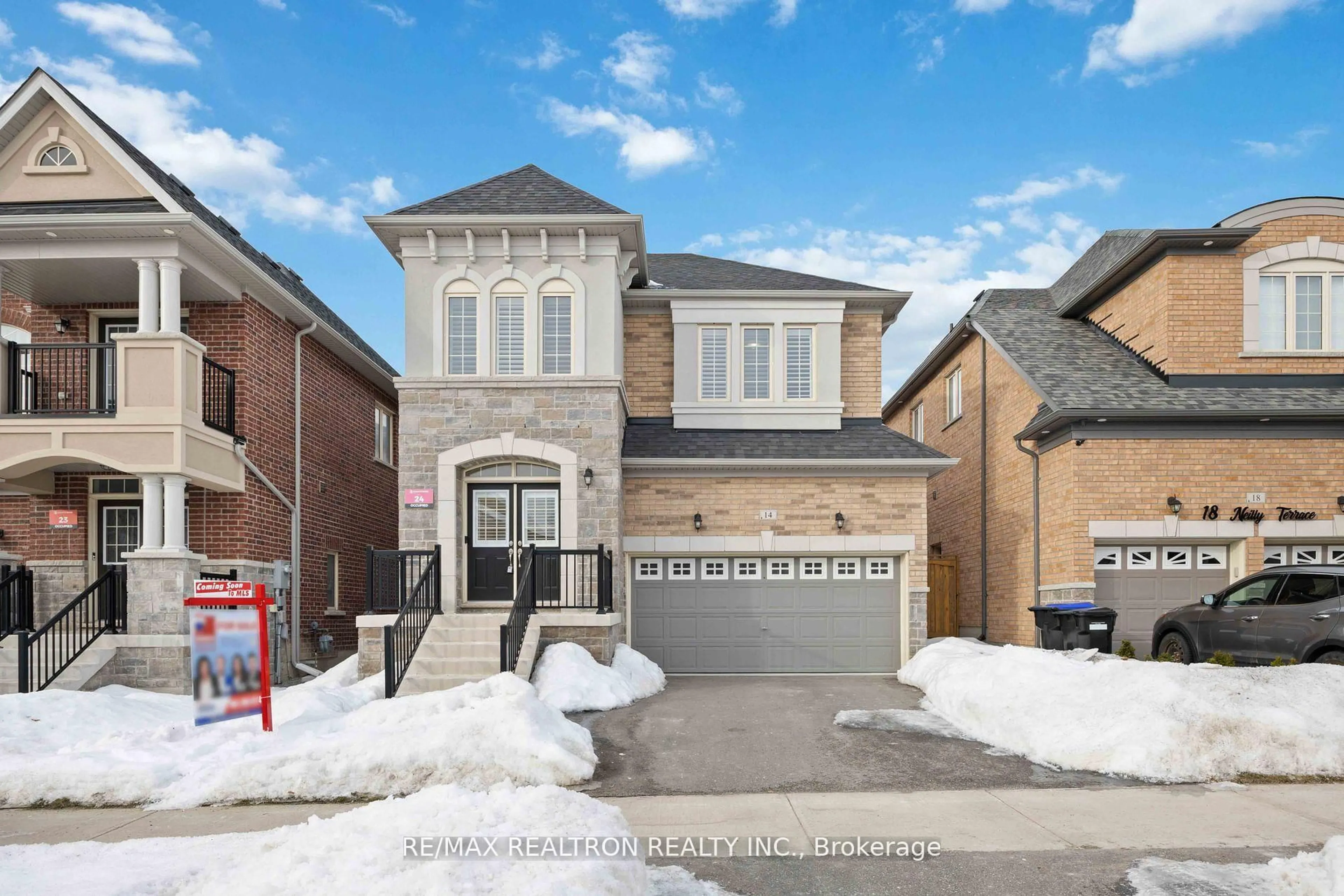 Home with brick exterior material, street for 14 Neilly Terr, Bradford West Gwillimbury Ontario L3Z 4L1