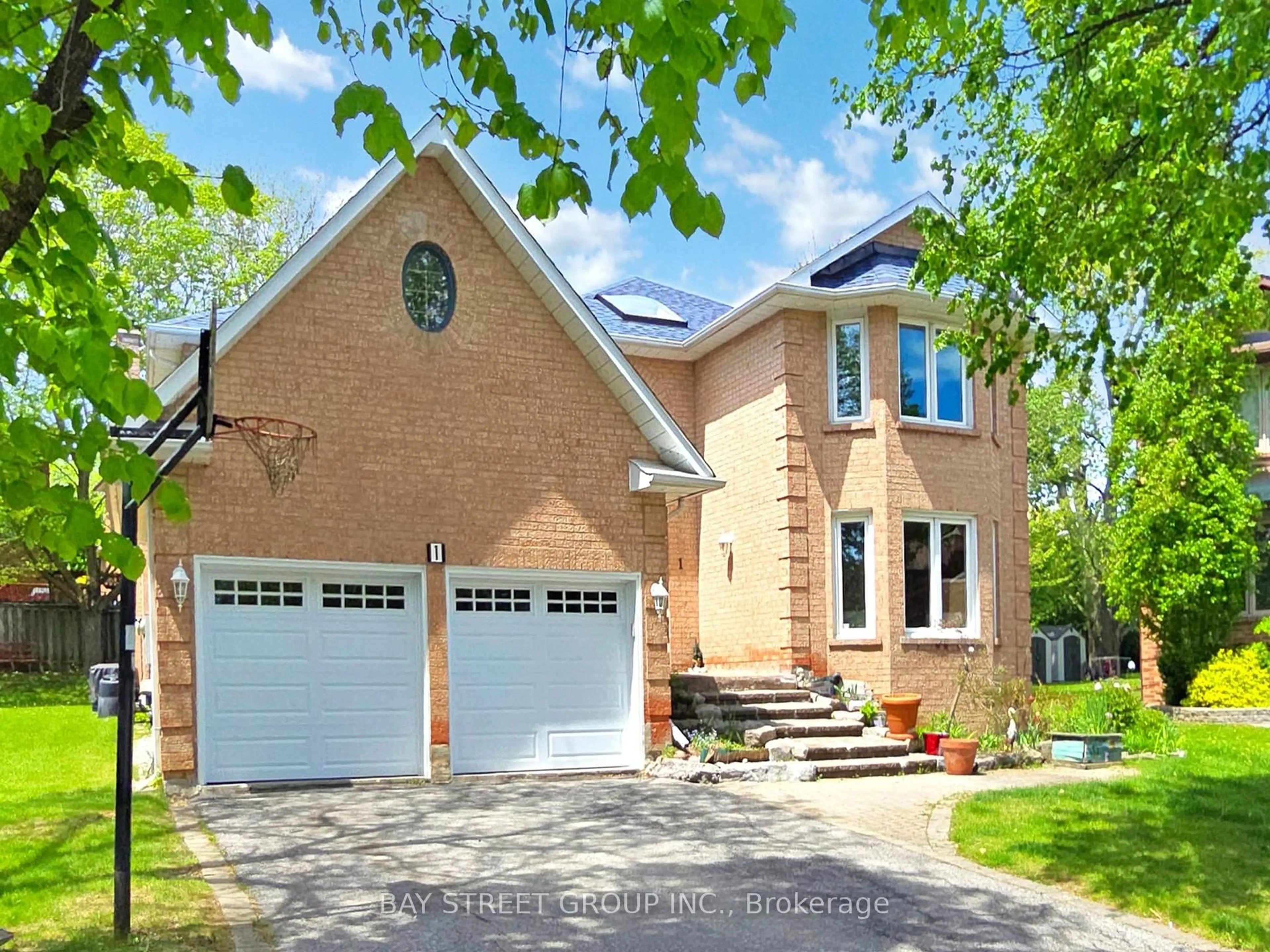 Home with brick exterior material, street for 1 Lunau Lane, Markham Ontario L3T 5N1