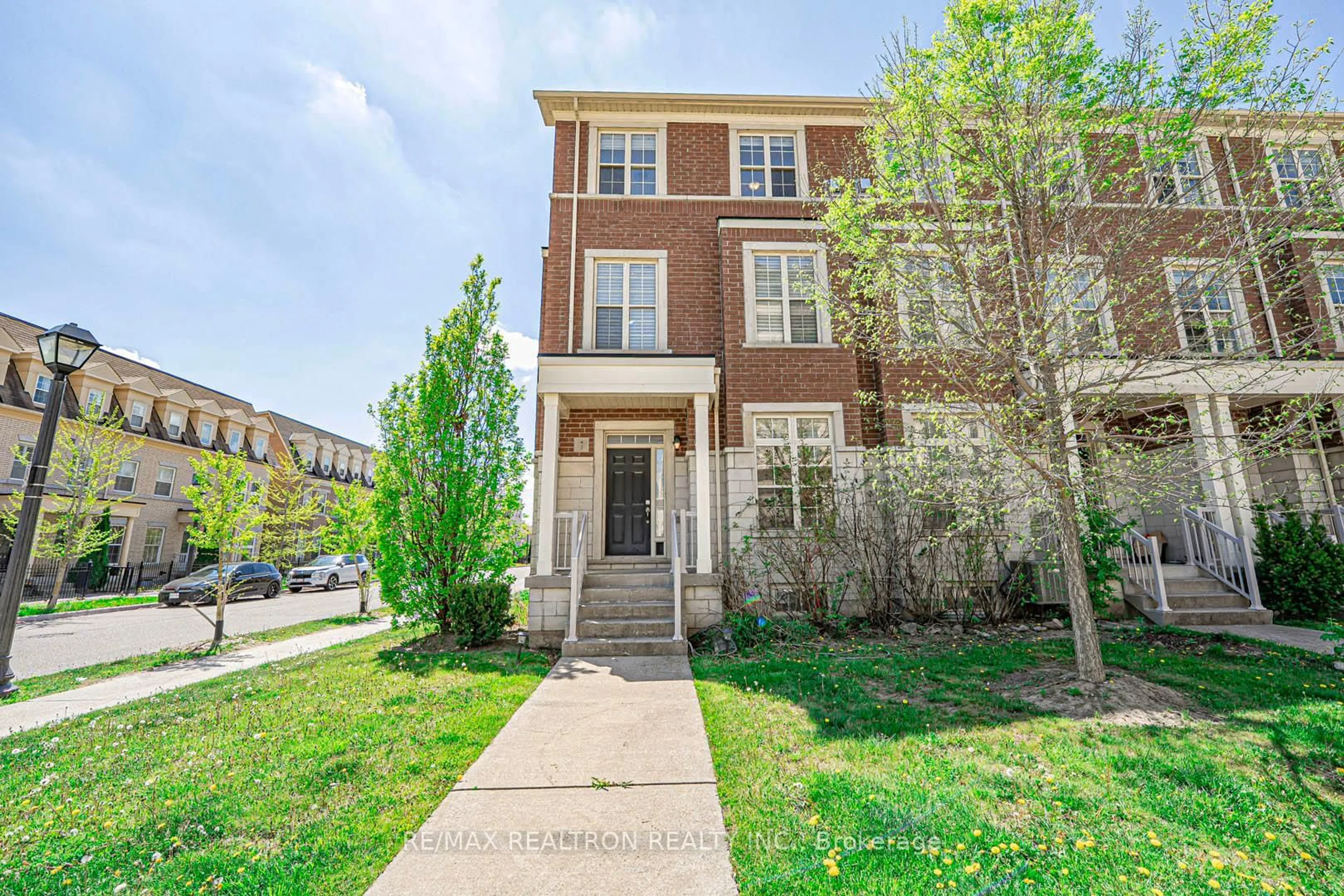 Home with brick exterior material, street for 1 Ruskov Lane, Markham Ontario L6C 0P1