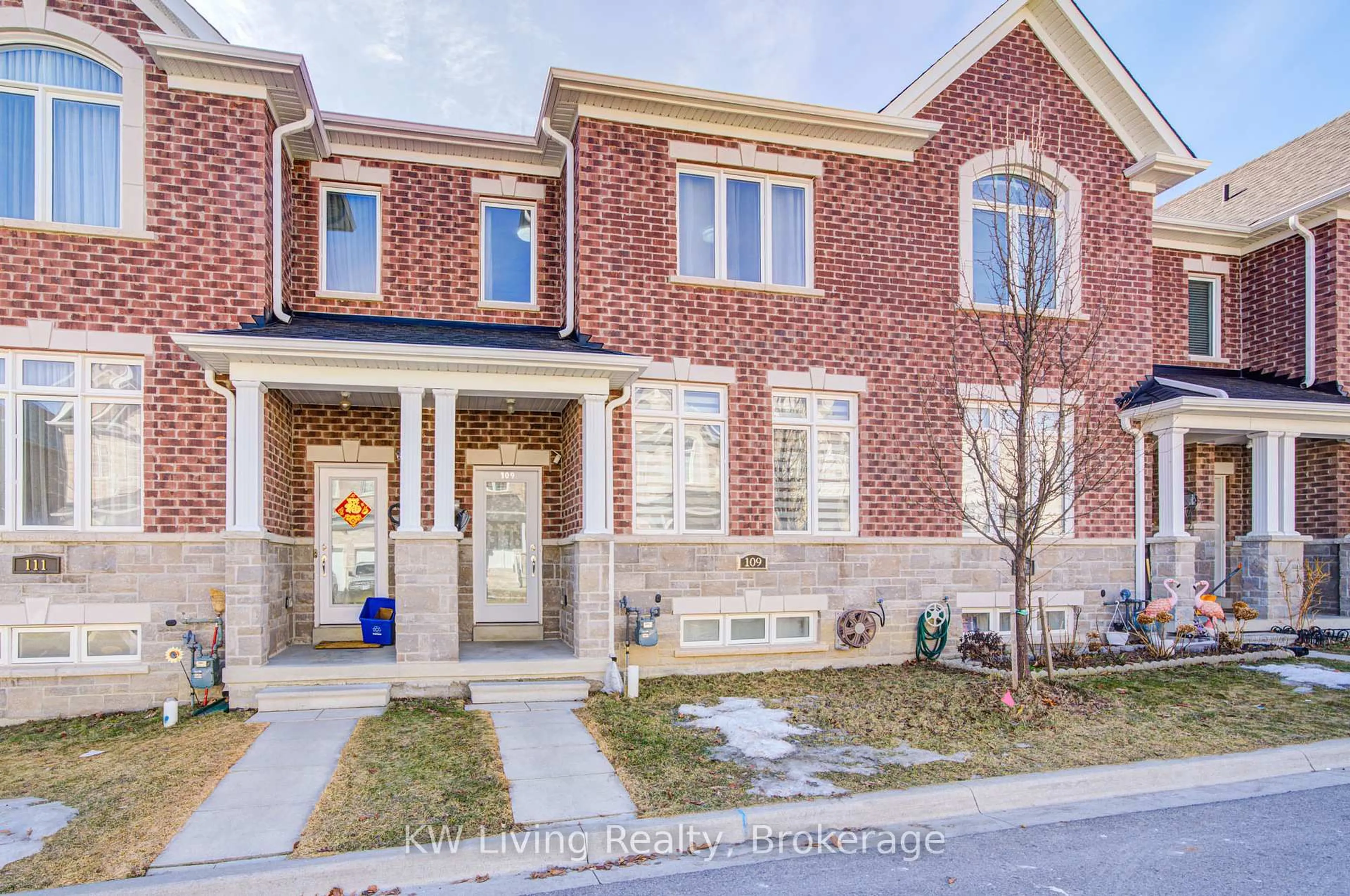 Home with brick exterior material, street for 109 Ian Baron Ave, Markham Ontario L3R 5C3