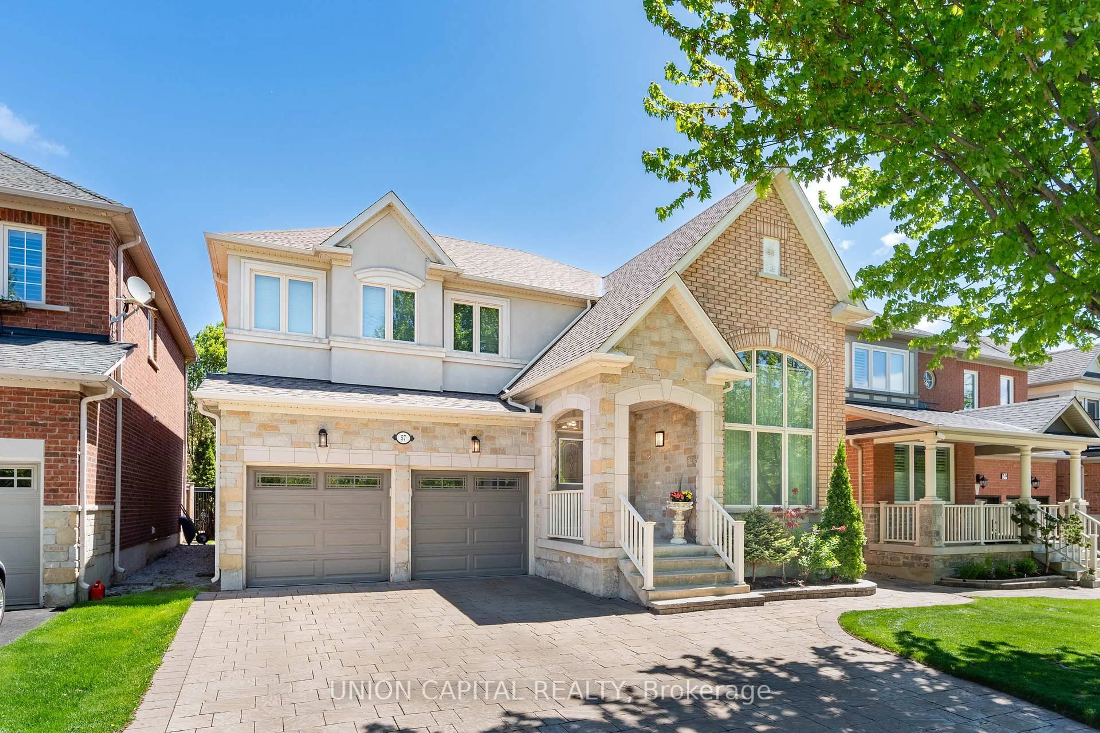 Home with brick exterior material, street for 57 Heathfield Ave, Markham Ontario L6C 3C1