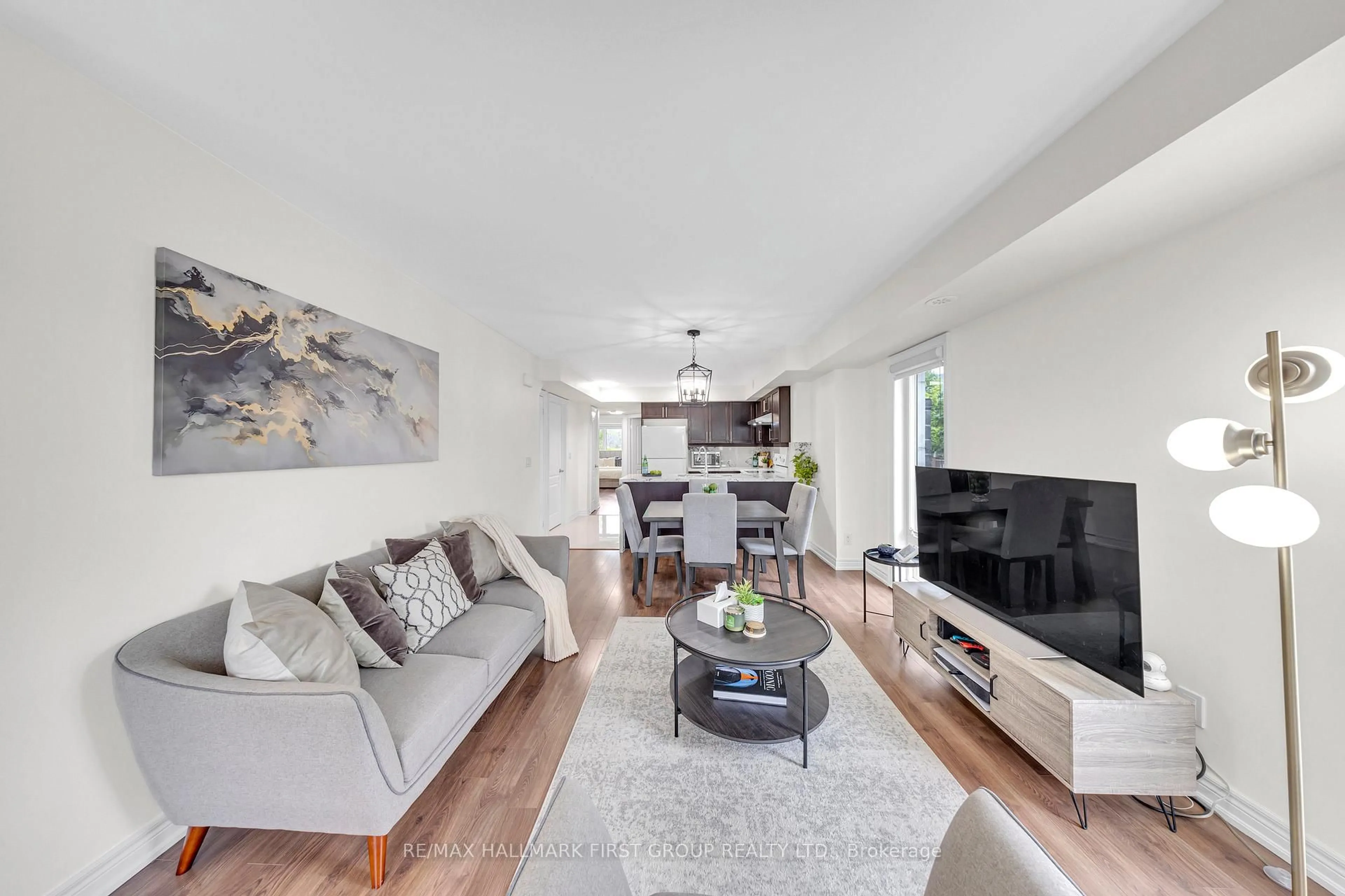 Living room with furniture, unknown for 1 Blanche Lane #802, Markham Ontario L6B 1N3