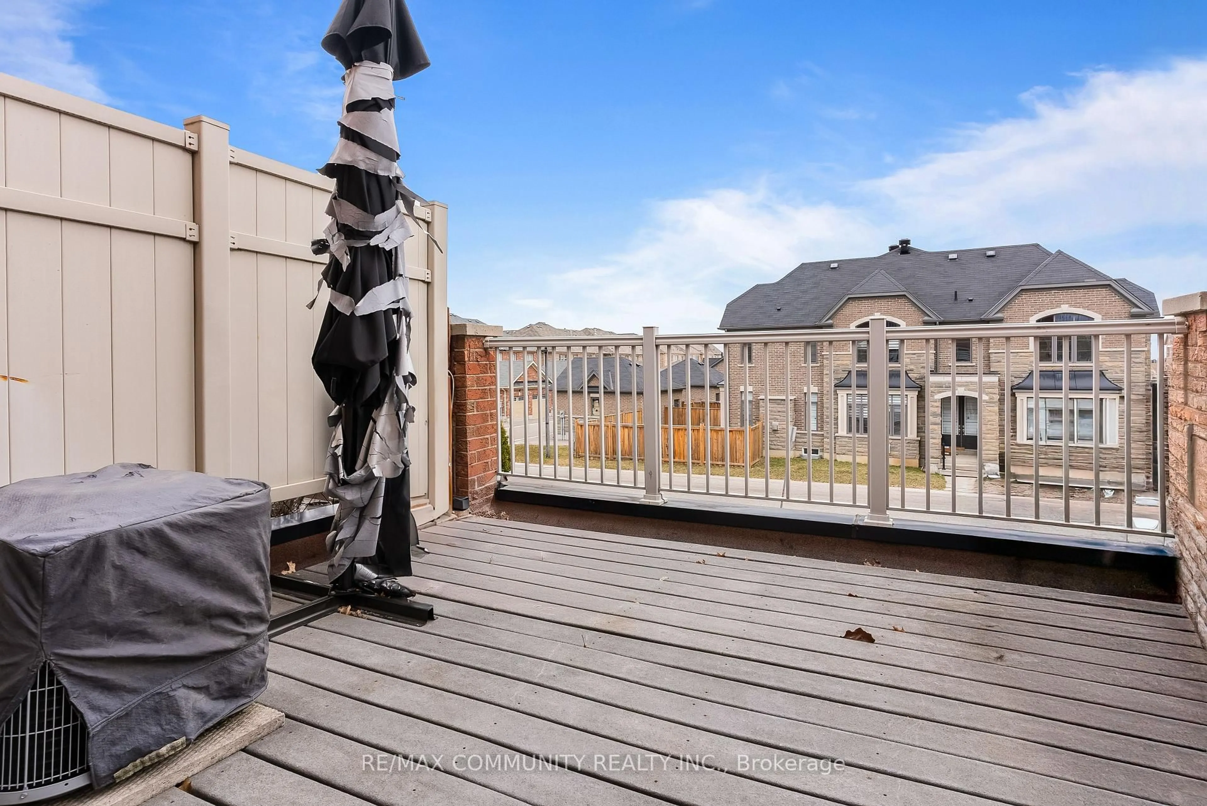 Balcony in the apartment, city buildings view from balcony for 2662 Bur Oak Ave, Markham Ontario L6B 1J1