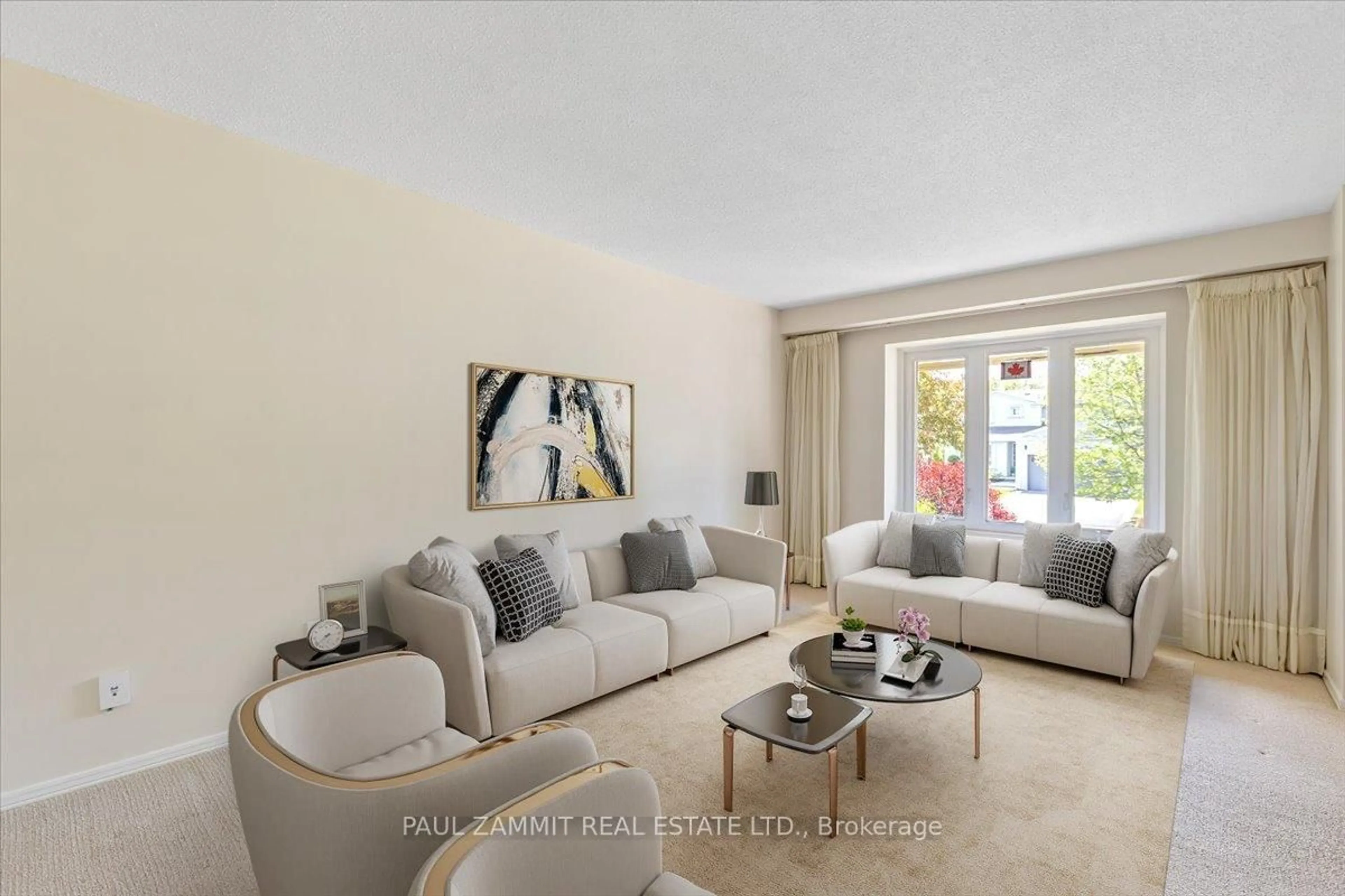 Living room with furniture, unknown for 30 Breckonwood Cres, Markham Ontario L3T 5E8