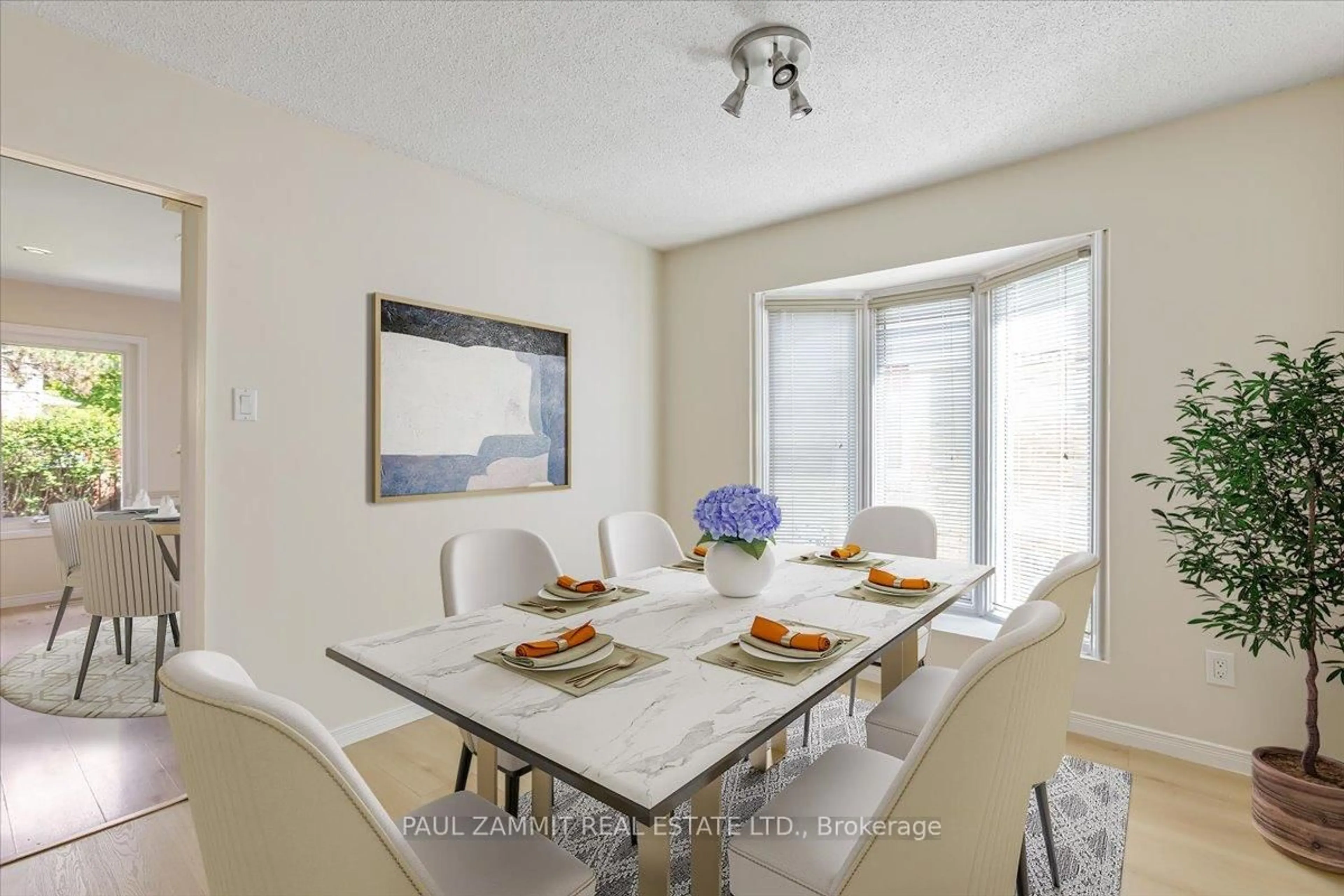 Dining room, ceramic/tile floor for 30 Breckonwood Cres, Markham Ontario L3T 5E8