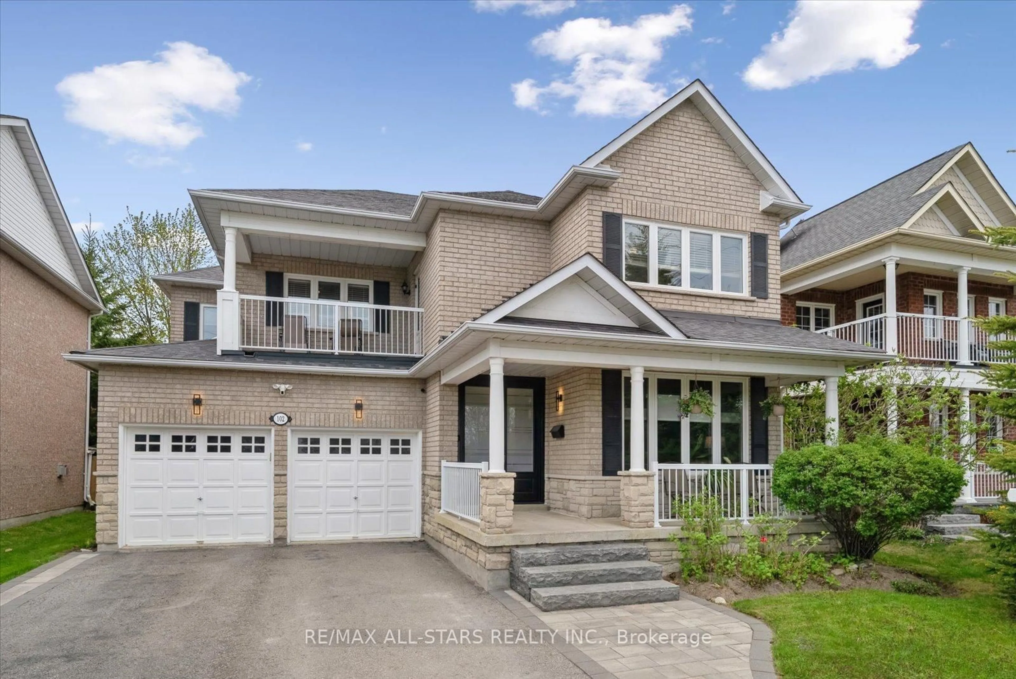Home with brick exterior material, street for 102 Herrema Blvd, Uxbridge Ontario L9P 1X6