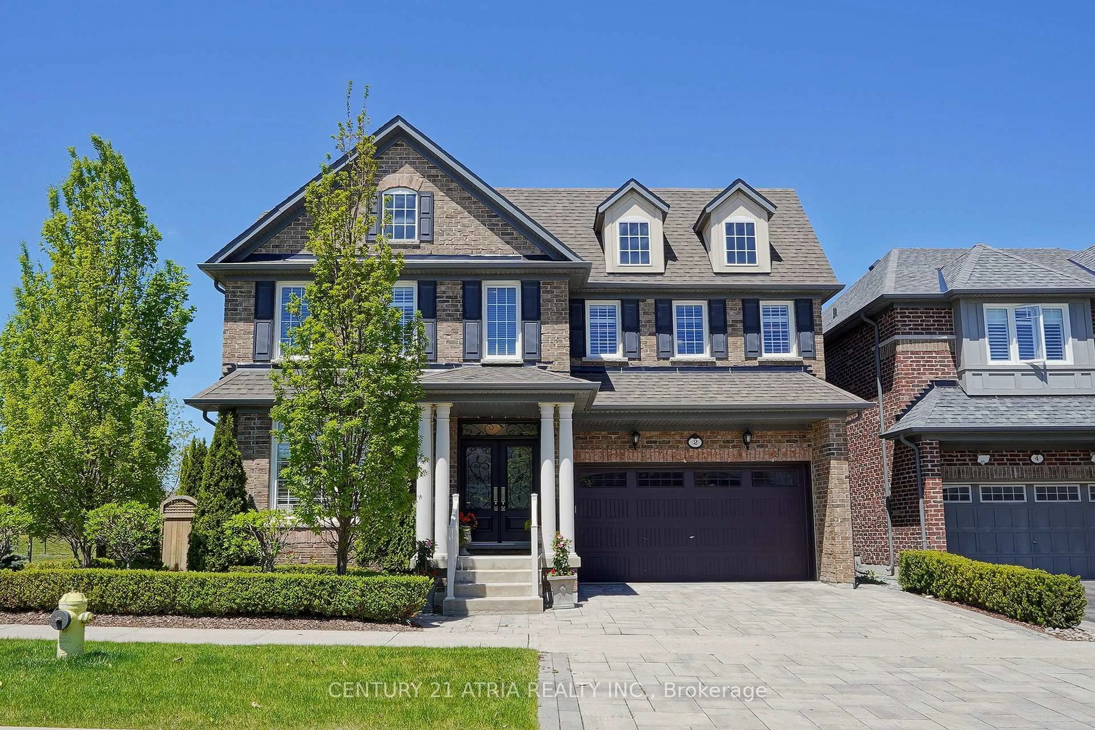 Home with brick exterior material, street for 2 Colonel George Mclaren Dr, Markham Ontario L6C 0E2