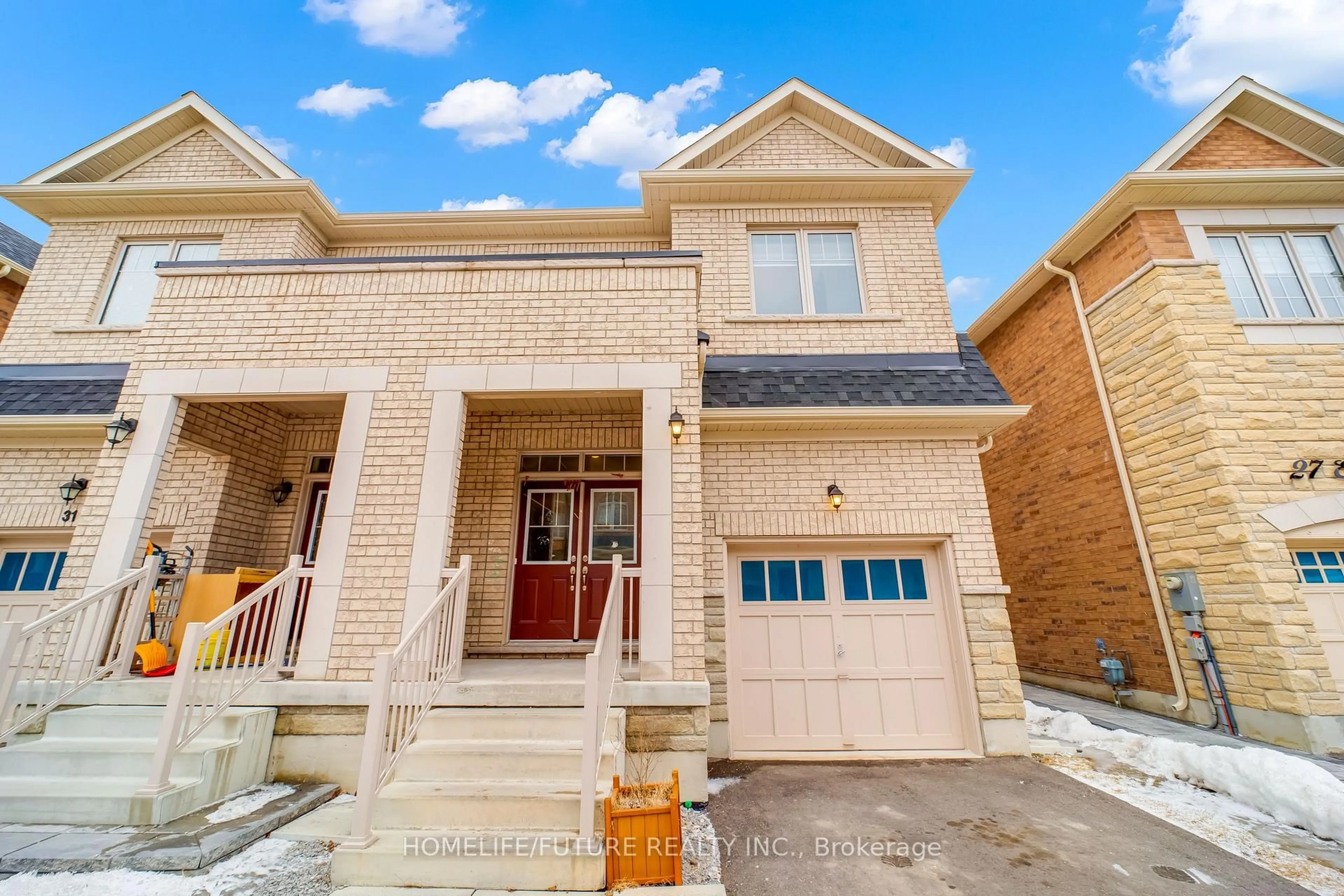Home with brick exterior material, street for 29 Erintol Way, Markham Ontario L3S 0E6