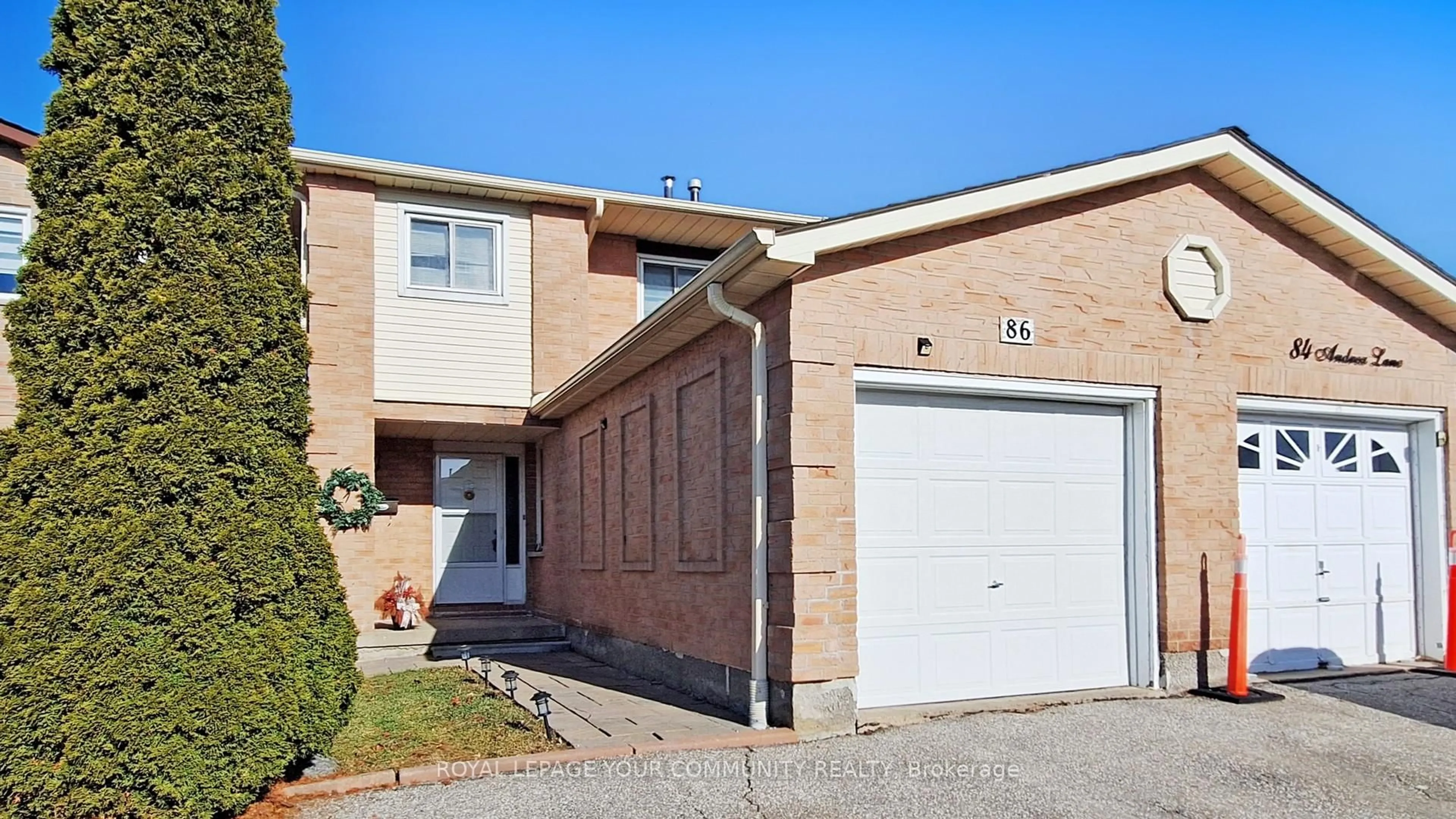 Home with brick exterior material, street for 86 Andrea Lane, Vaughan Ontario L4L 1E7