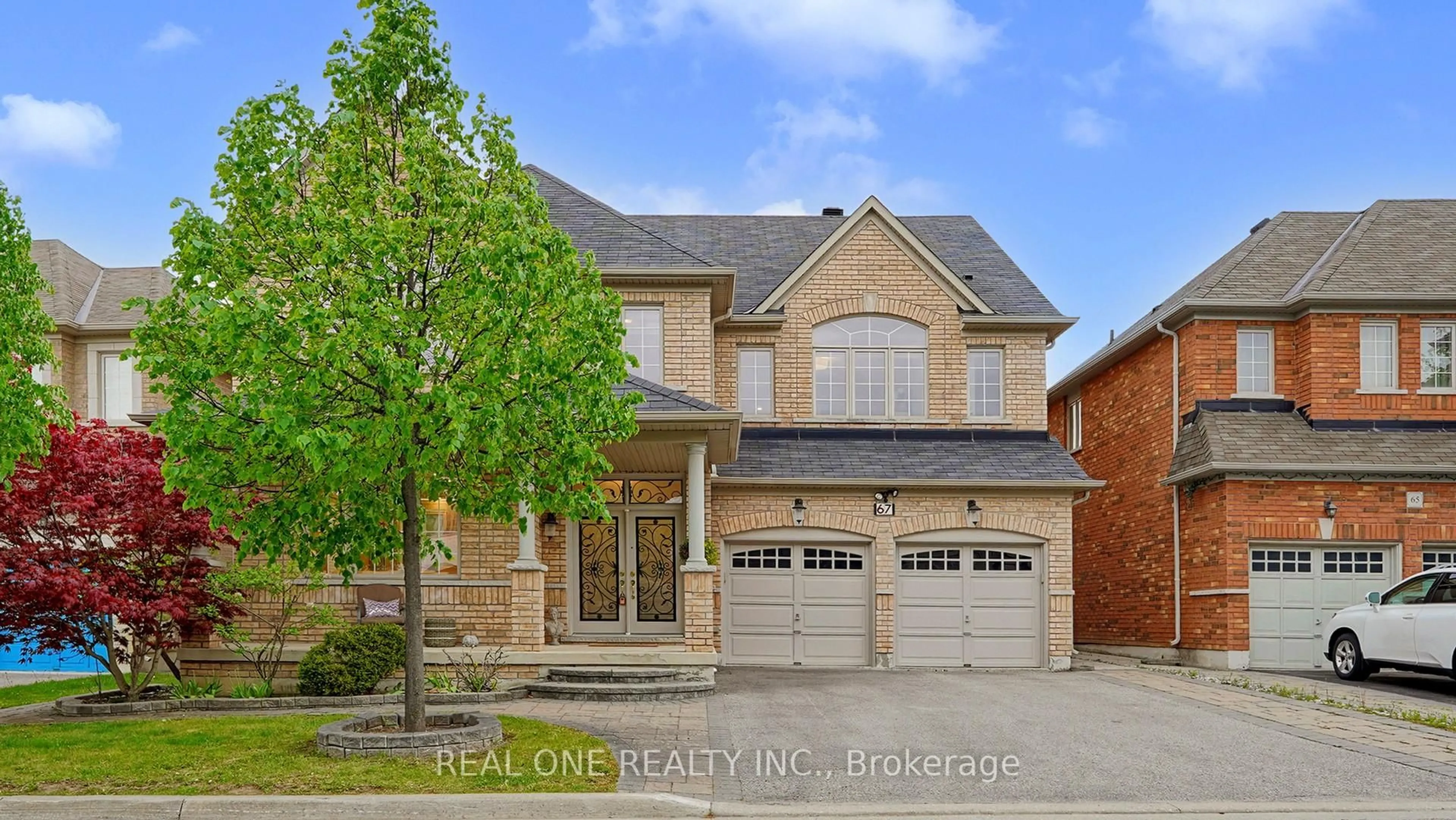 Home with brick exterior material, street for 67 Wozniak Cres, Markham Ontario L6E 0L4