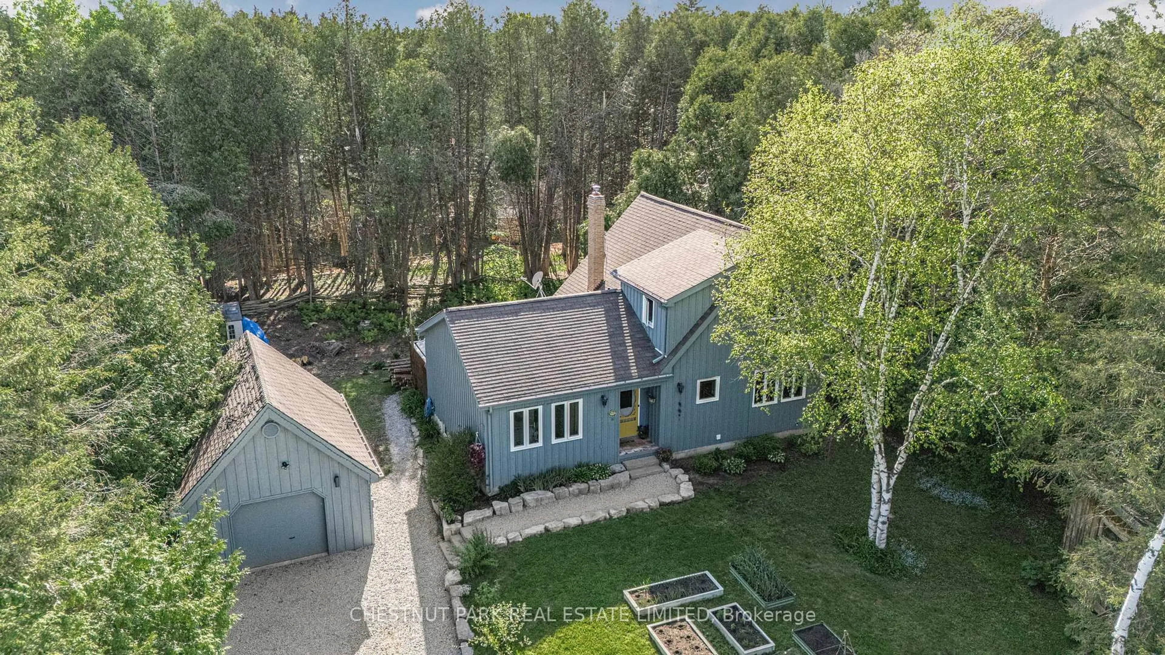 A pic from outside/outdoor area/front of a property/back of a property/a pic from drone, unknown for 18 Minonen Rd, Georgina Ontario L0C 1L0