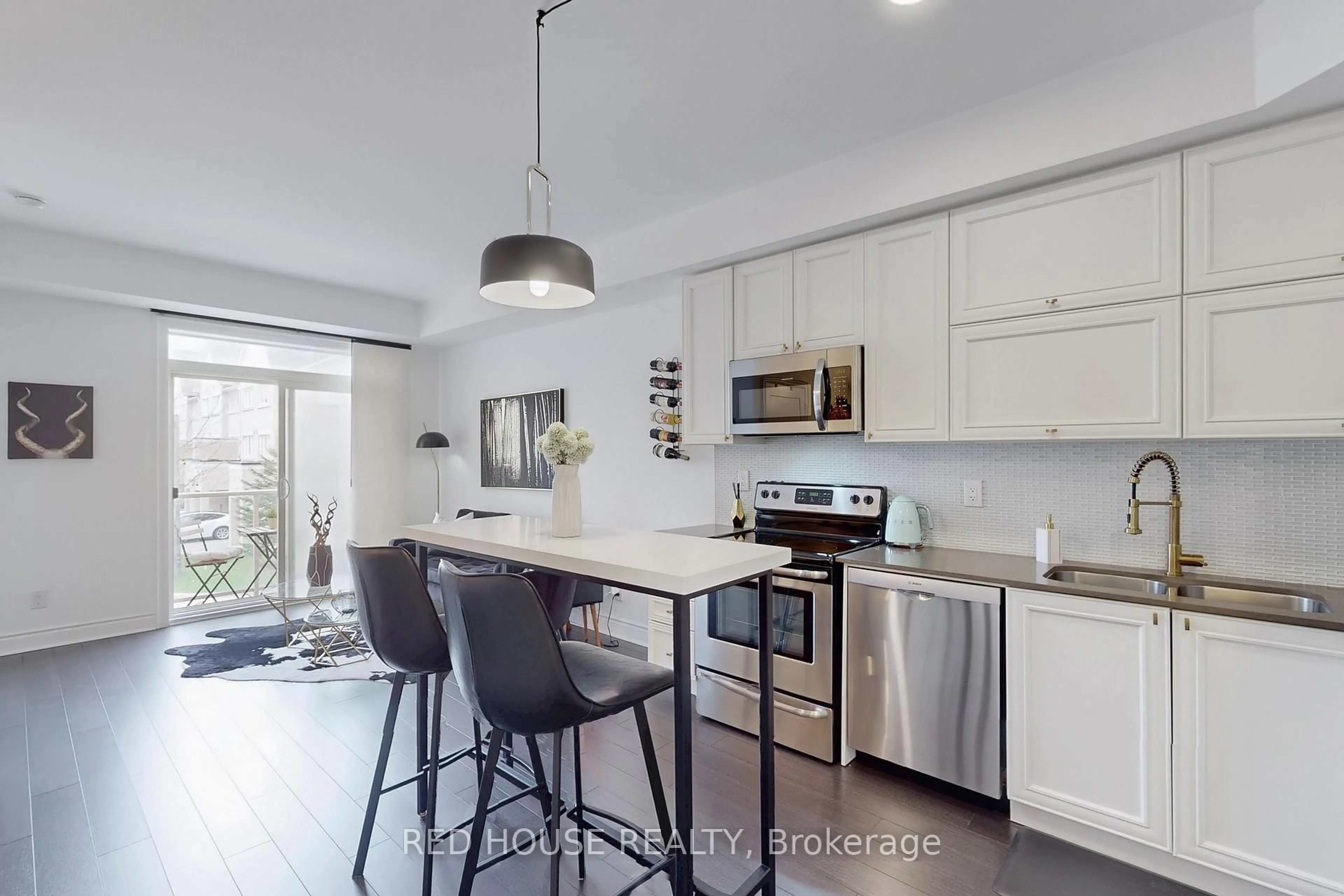 Open concept kitchen, unknown for 28 Prince Regent St #222, Markham Ontario L6C 0V5