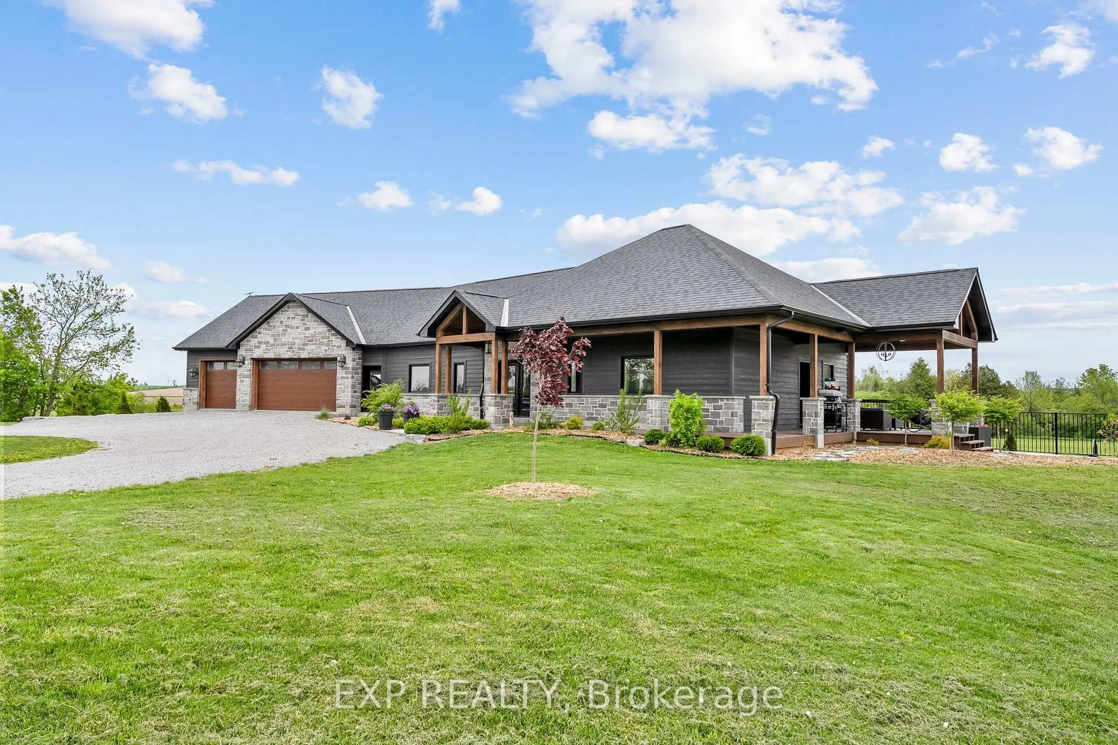 A pic from outside/outdoor area/front of a property/back of a property/a pic from drone, unknown for 1766 Concession 13 Rd, Brock Ontario L0E 1E0