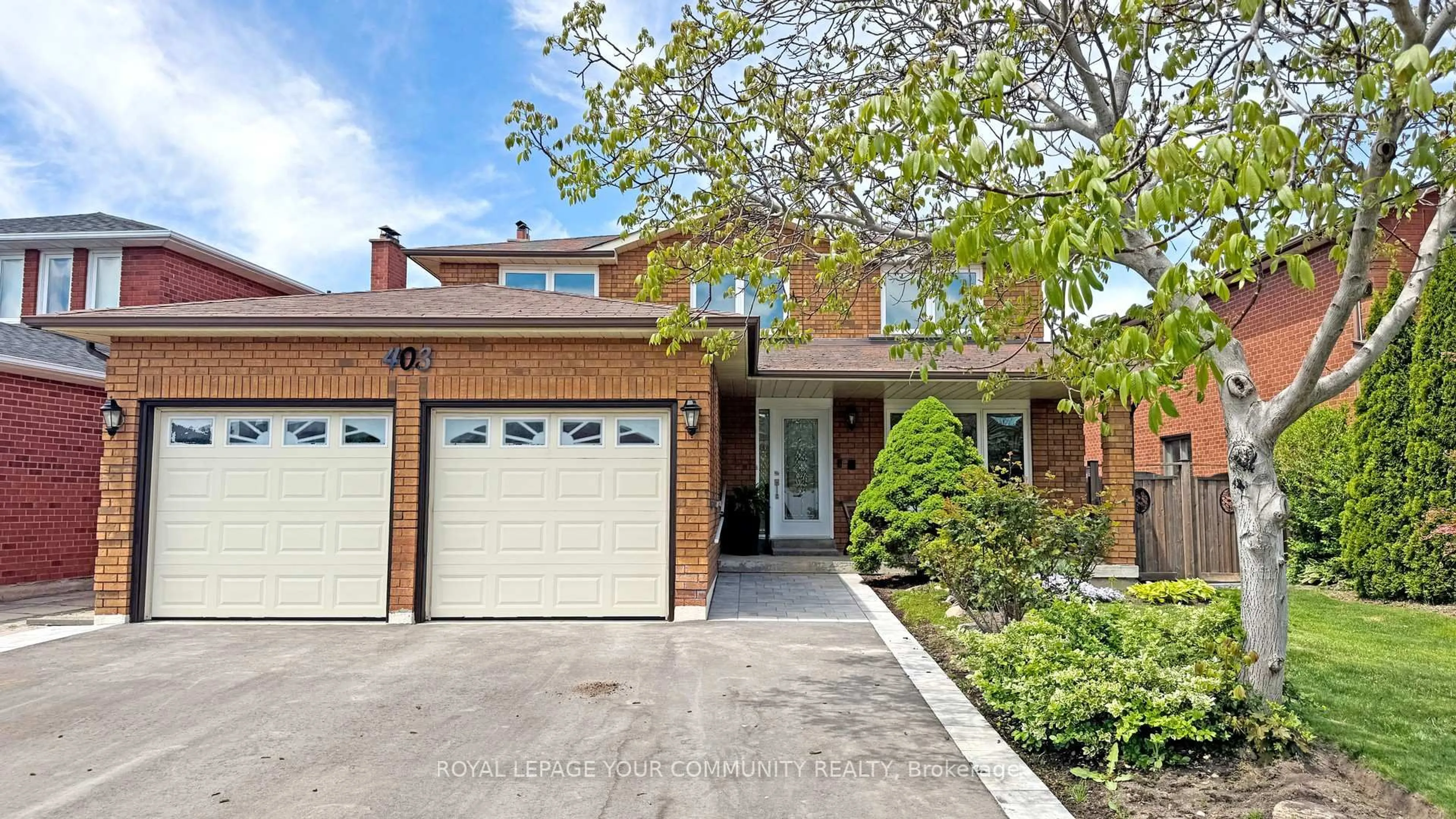 Home with brick exterior material, street for 403 Belview Ave, Vaughan Ontario L4L 7T6