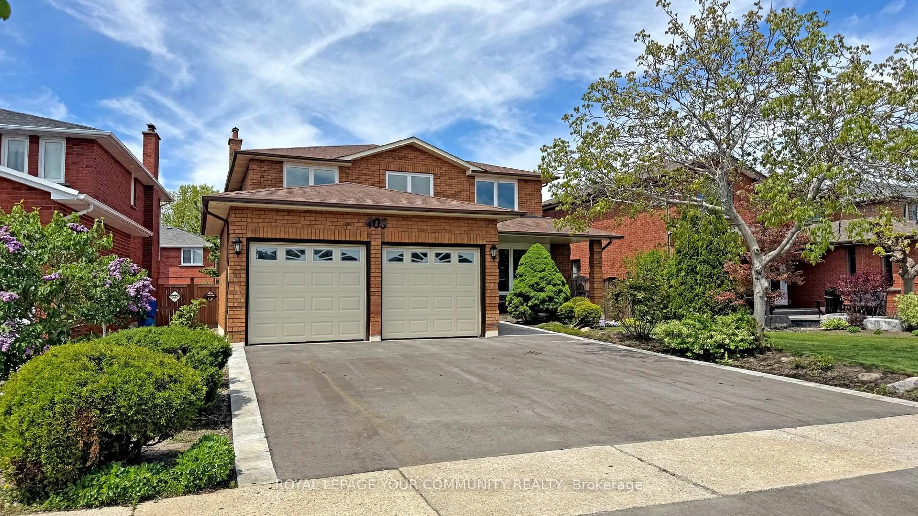Home with brick exterior material, street for 403 Belview Ave, Vaughan Ontario L4L 7T6