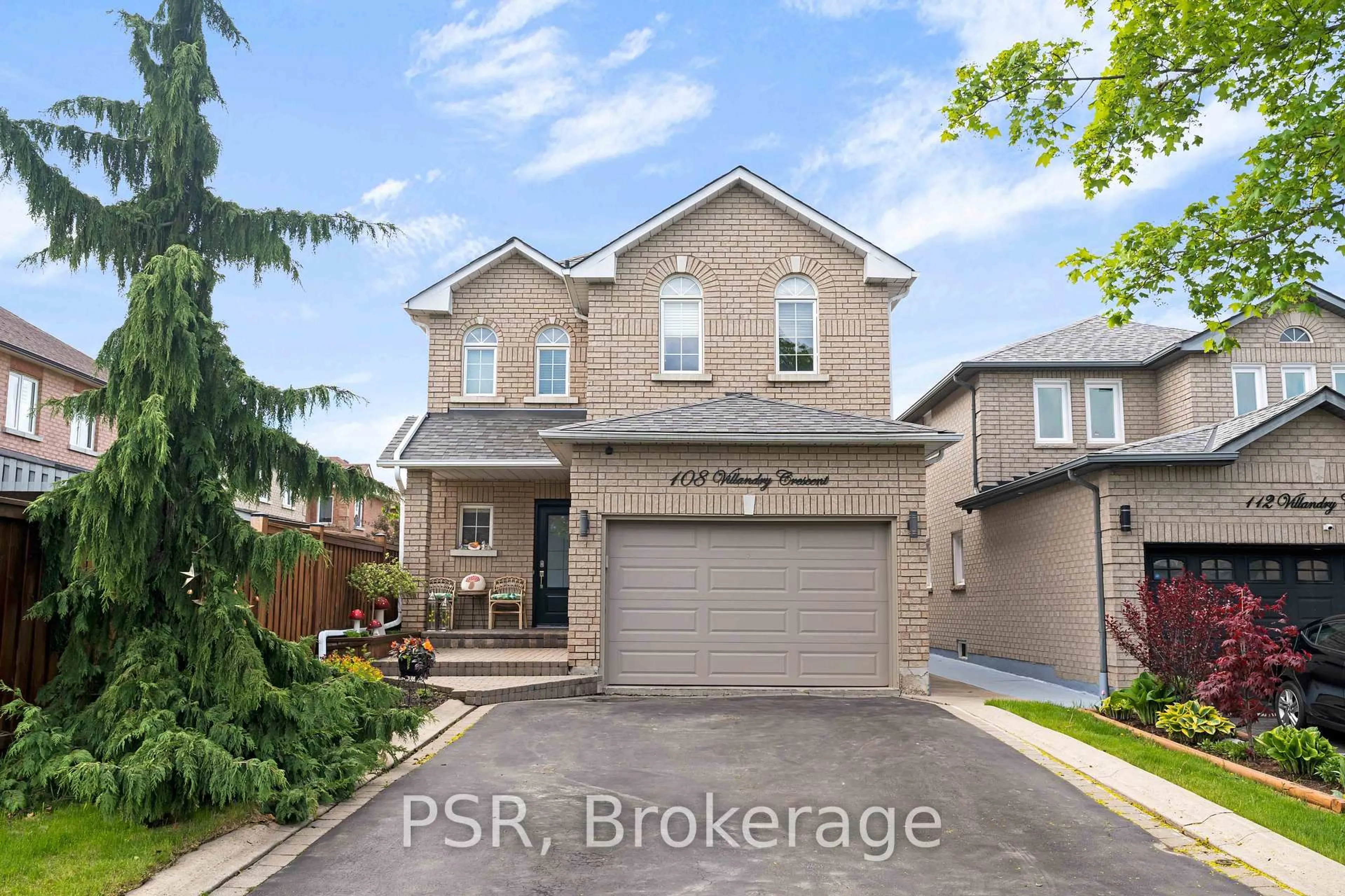 Home with brick exterior material, street for 108 Villandry Cres, Vaughan Ontario L6A 2X3