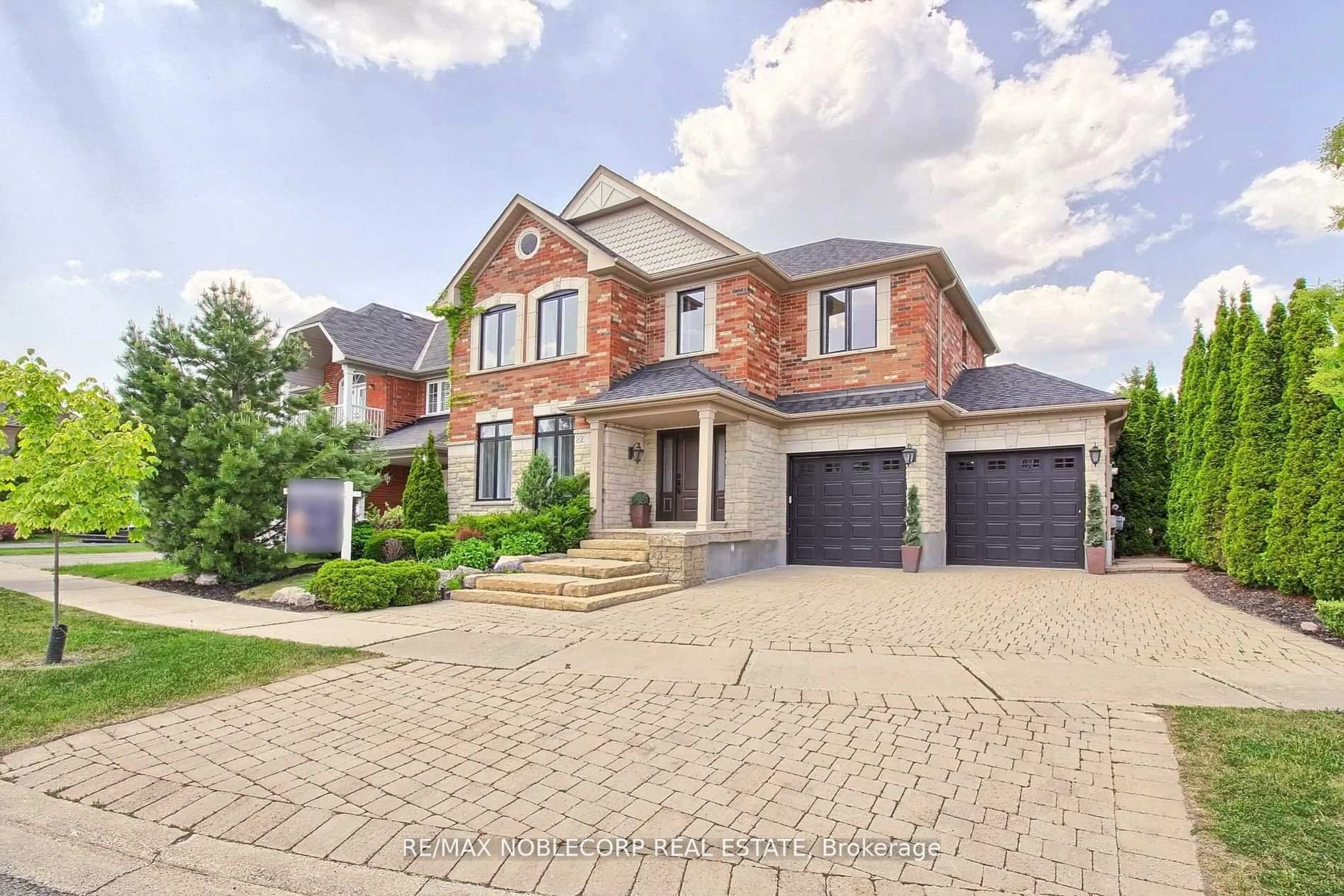 Home with brick exterior material, street for 22 Escapade Dr, Richmond Hill Ontario L4E 4X7