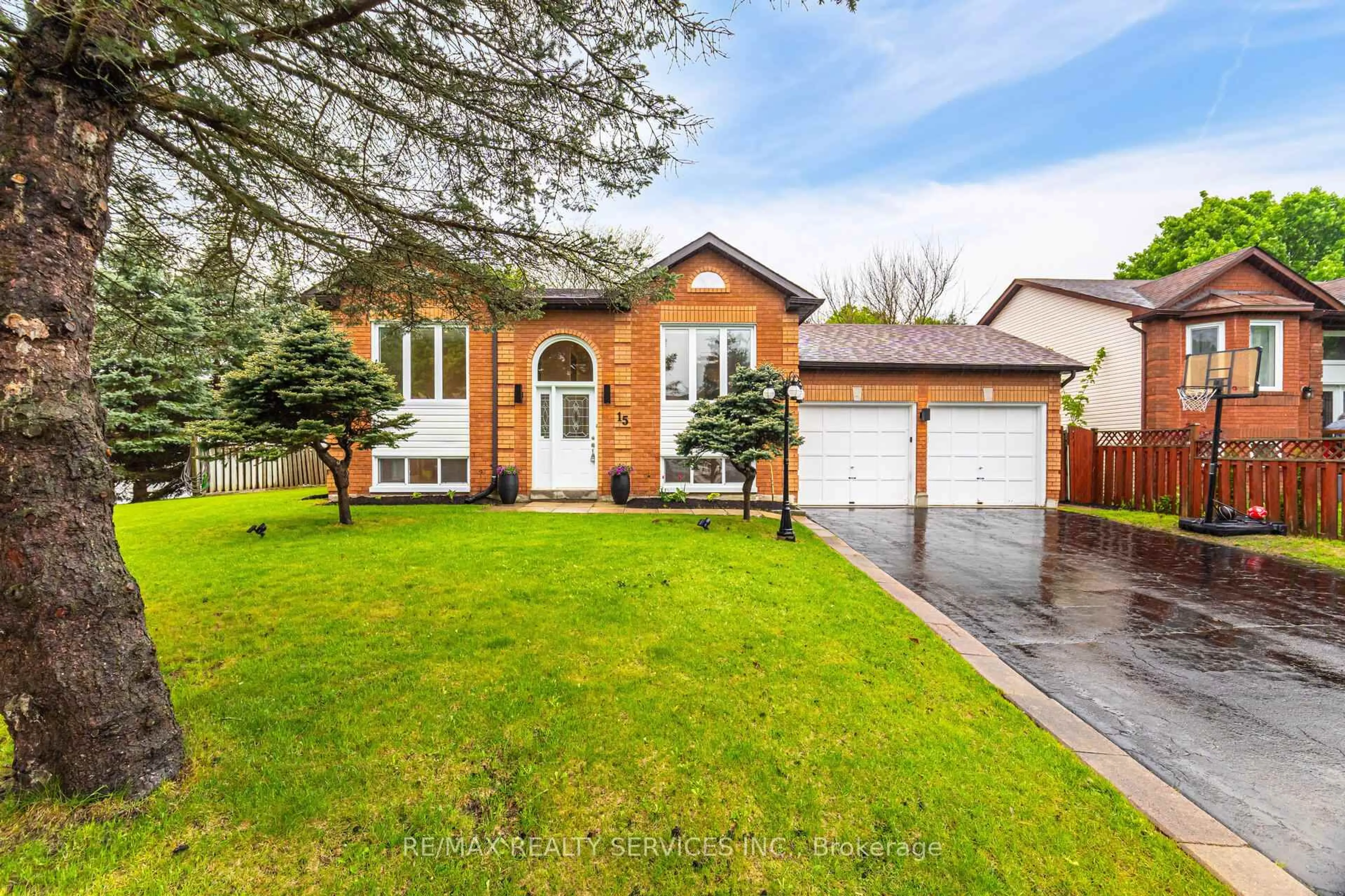 Home with brick exterior material, street for 15 Berkar St, Essa Ontario L0M 1B3