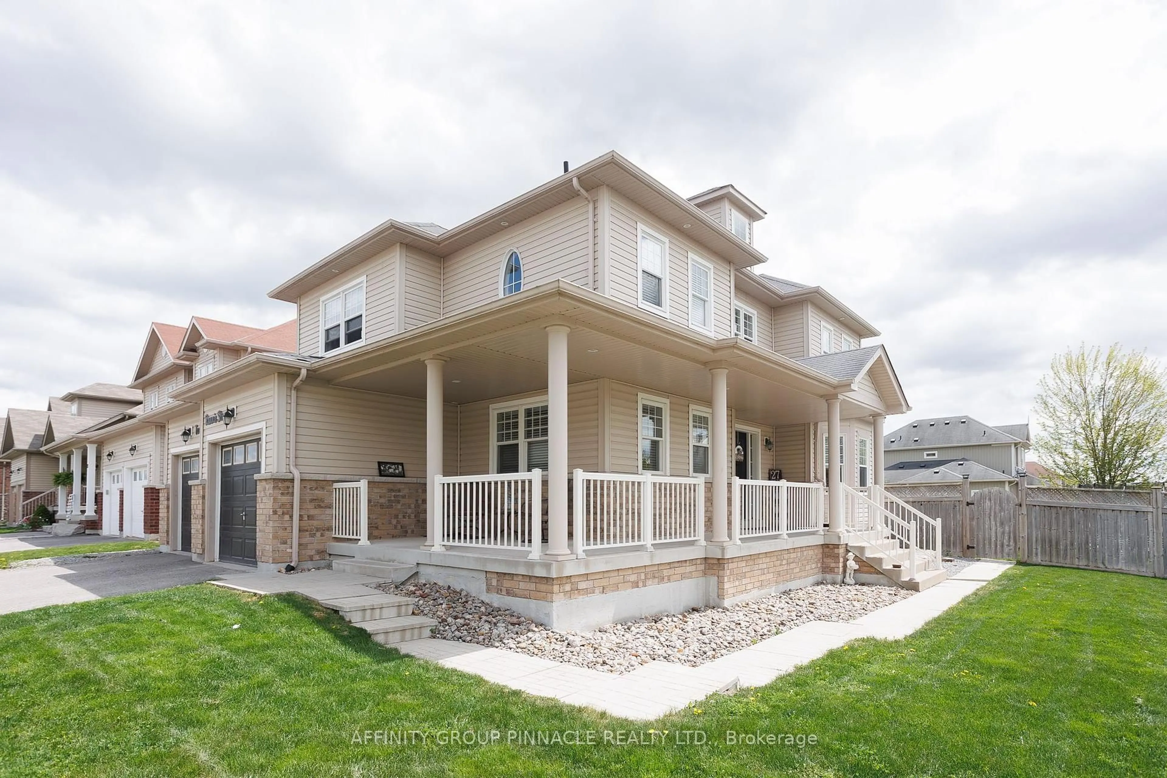 Home with vinyl exterior material, street for 27 Rennie St, Brock Ontario L0C 1H0