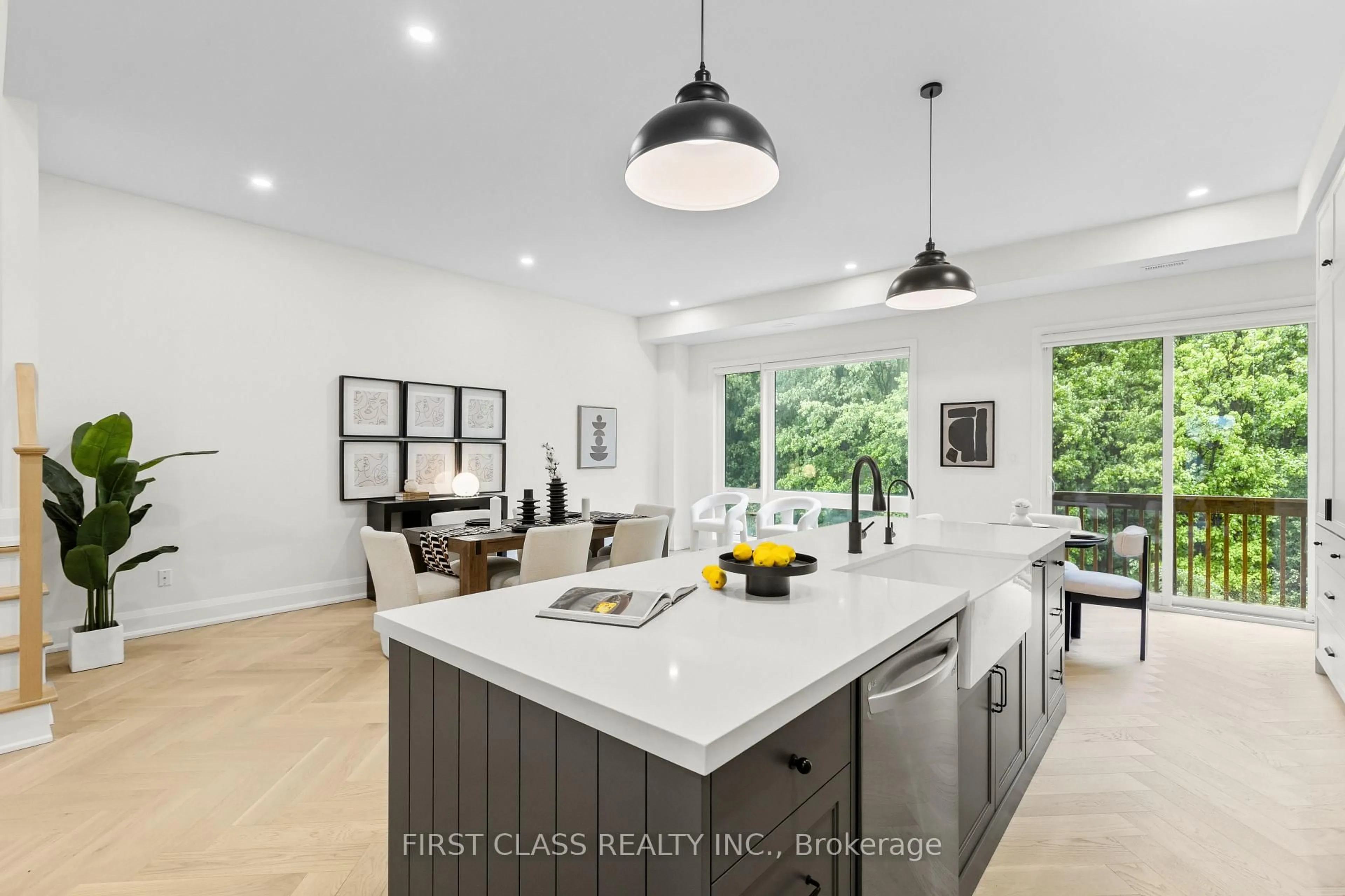 Open concept kitchen, unknown for 40 La Tache Cres, Markham Ontario L6C 0Z6