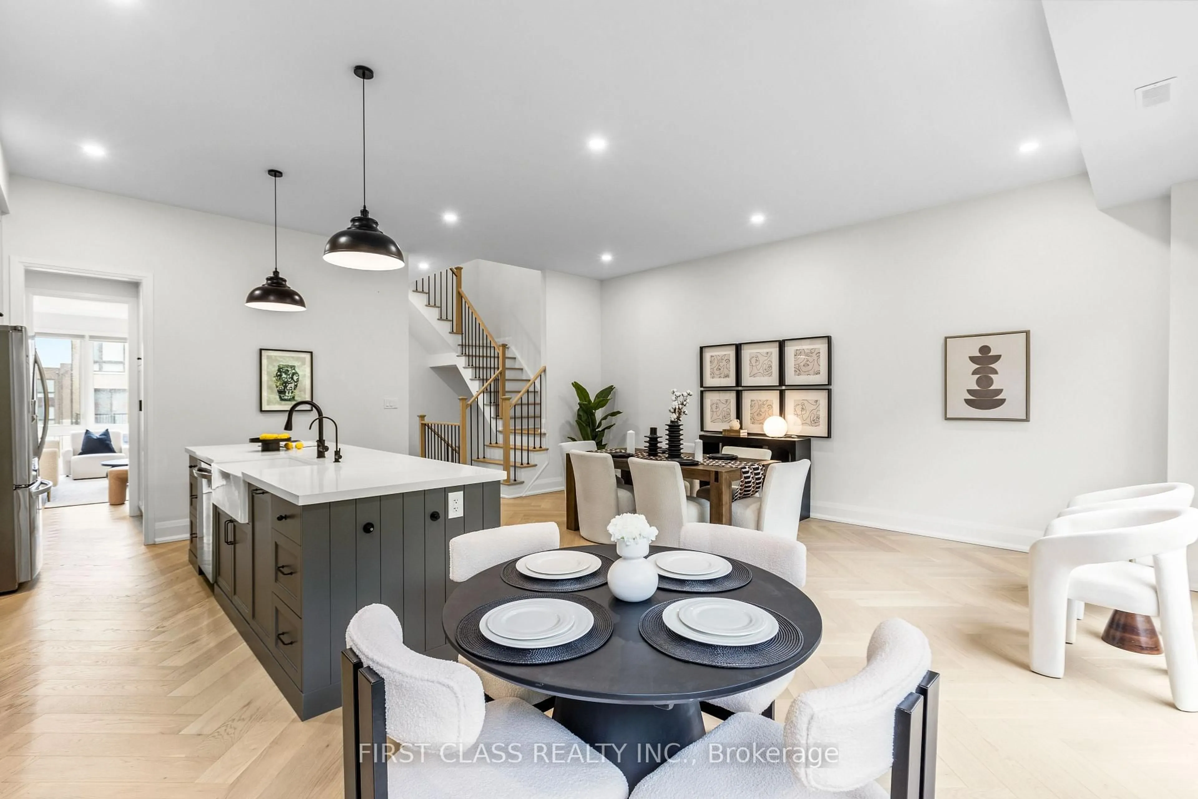 Open concept kitchen, unknown for 40 La Tache Cres, Markham Ontario L6C 0Z6