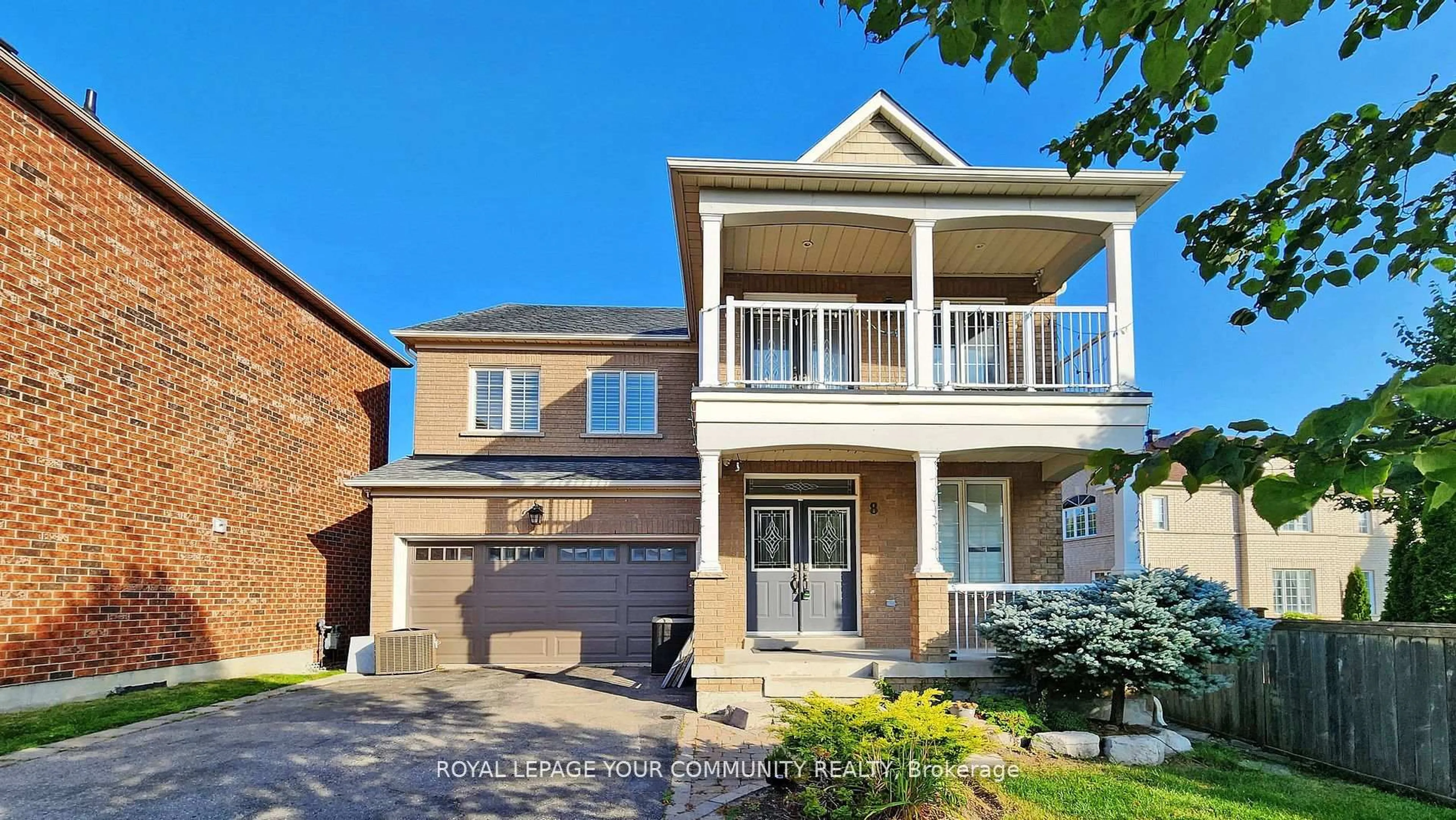 Home with brick exterior material, street for 8 Candlewood Crt, Markham Ontario L6E 1Y1