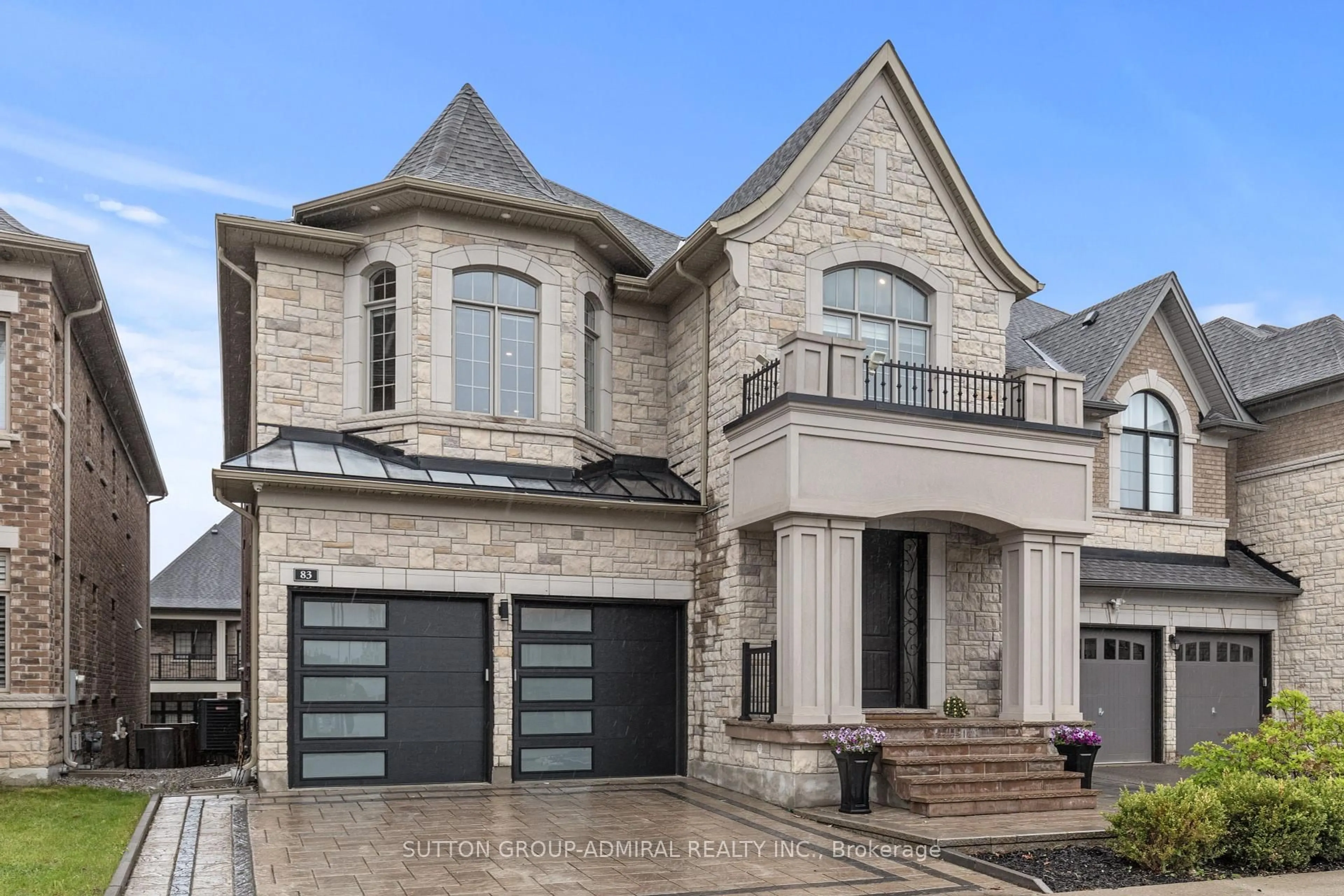 Home with brick exterior material, street for 83 Abner Miles Dr, Vaughan Ontario L6A 4X5