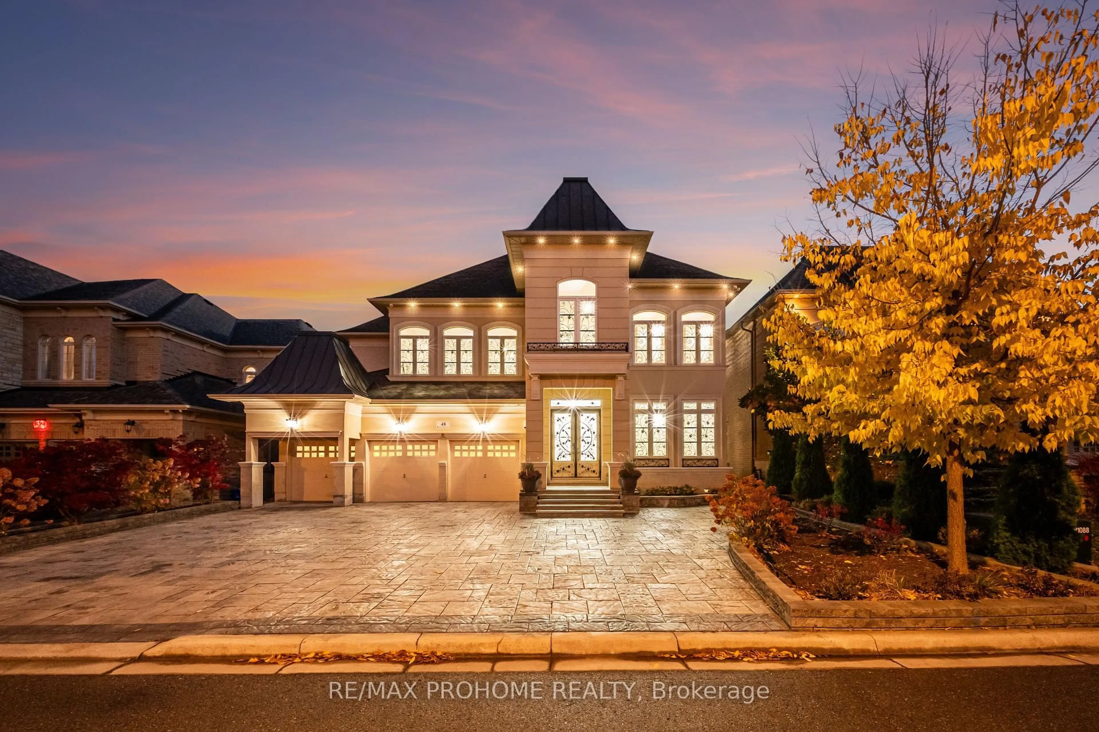 Home with brick exterior material, street for 48 Silver Sterling Cres, Vaughan Ontario L4H 4C5