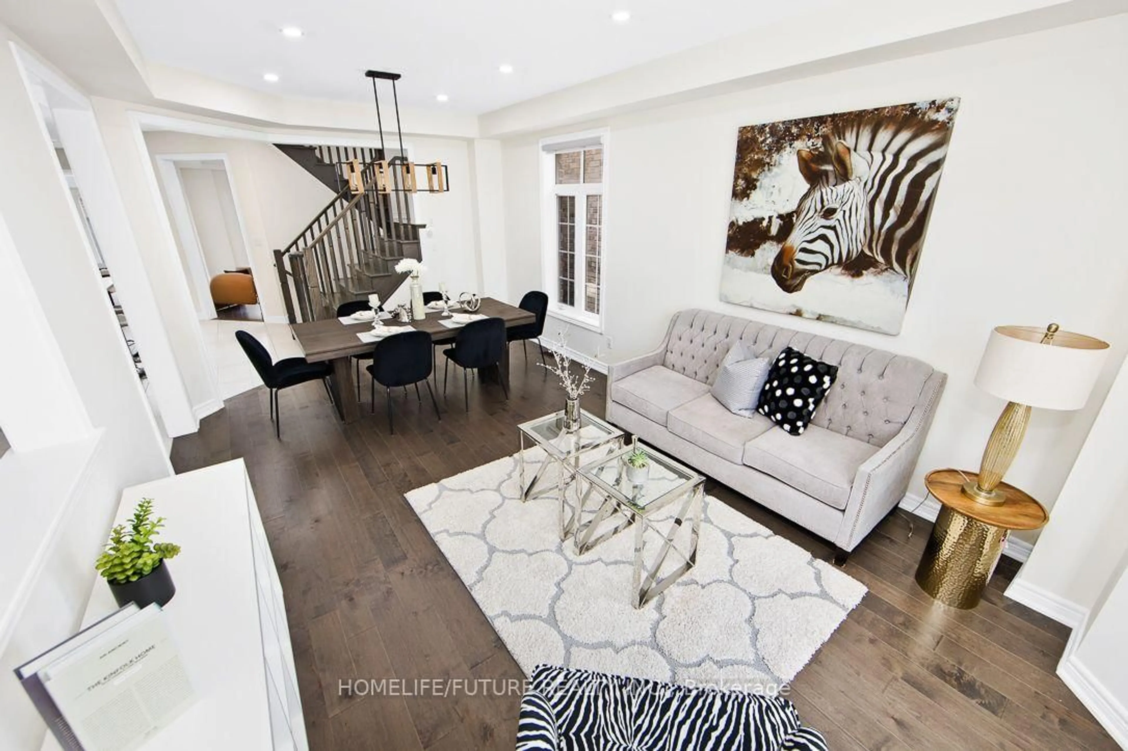 Living room with furniture, unknown for 35 Gordon Landon Dr, Markham Ontario L6B 0X9