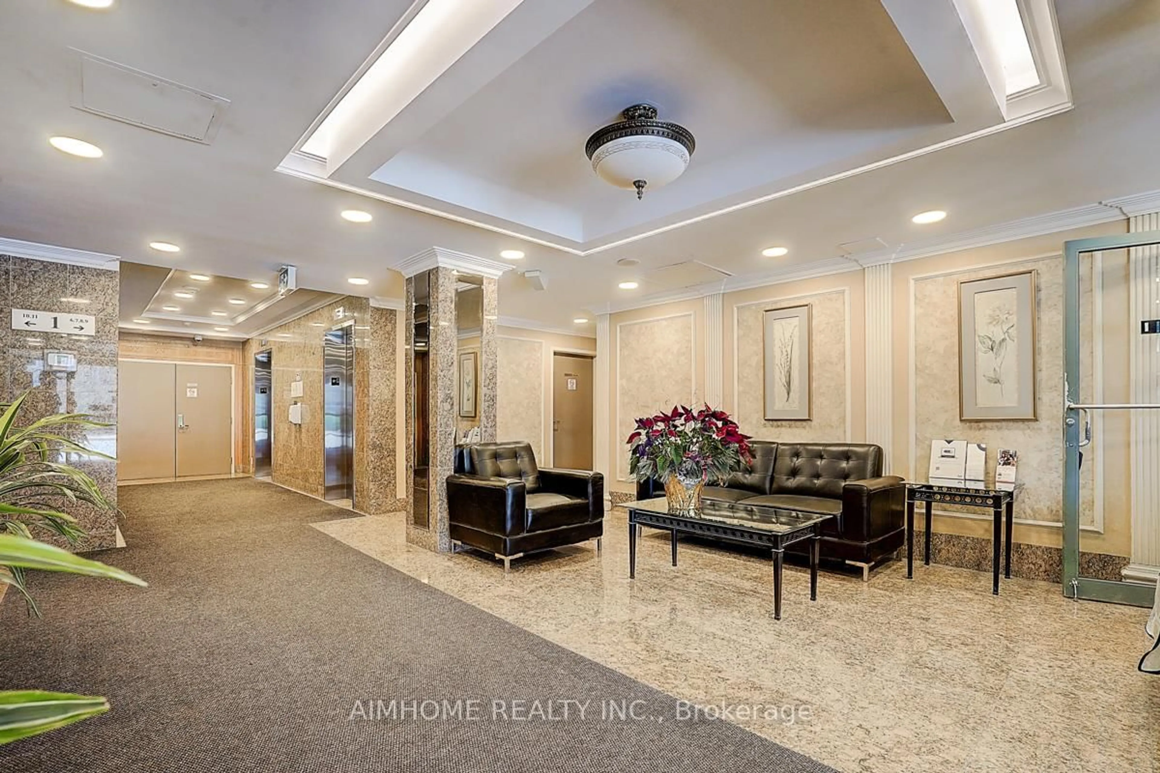 Lobby for 135 Pond Dr #510, Markham Ontario L3T 7V6