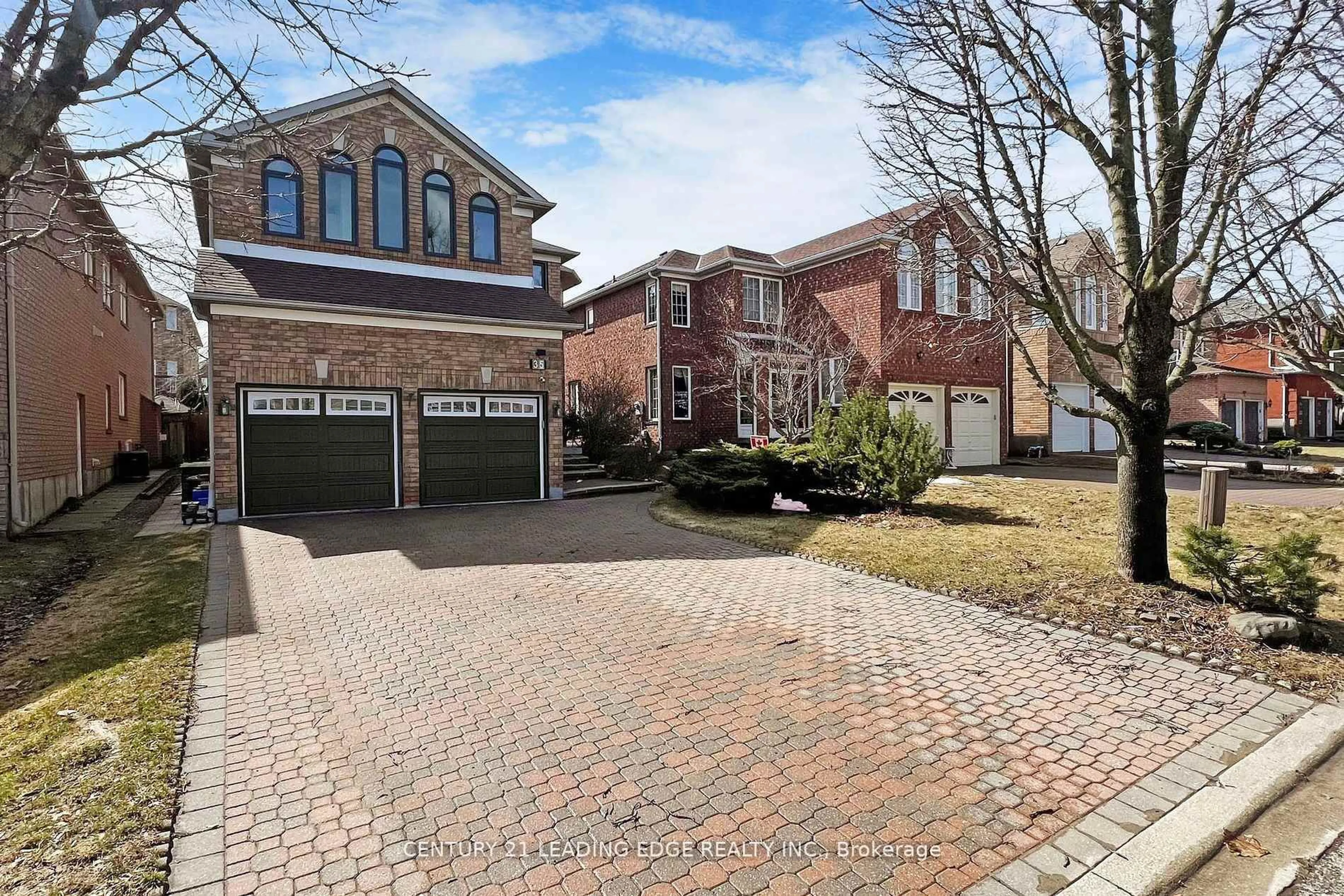 Home with brick exterior material, street for 35 Fortune Cres, Richmond Hill Ontario L4S 1S5