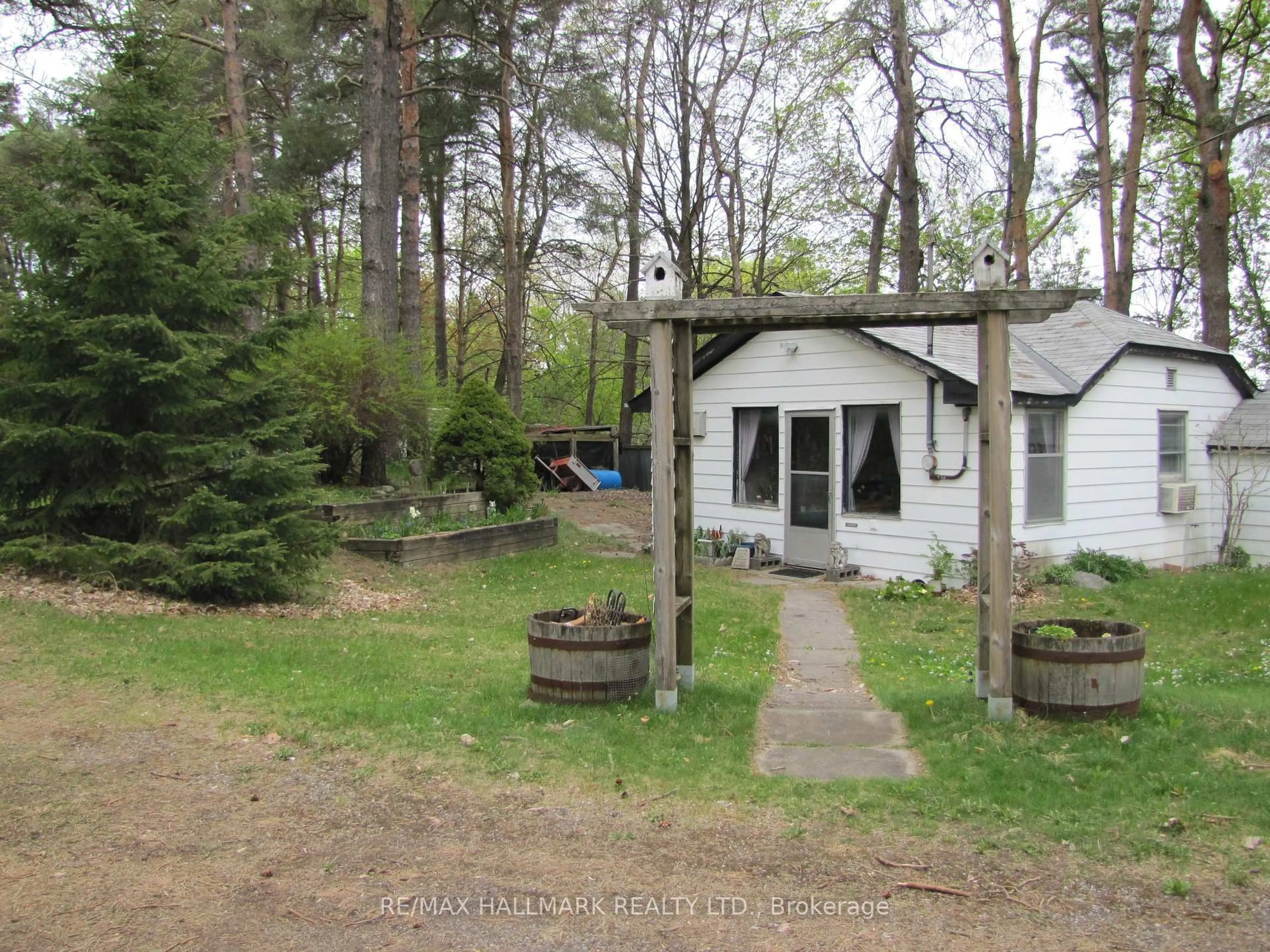 A pic from outside/outdoor area/front of a property/back of a property/a pic from drone, forest/trees view for 15040 Highway 48 N/A, Whitchurch-Stouffville Ontario L4A 7X3