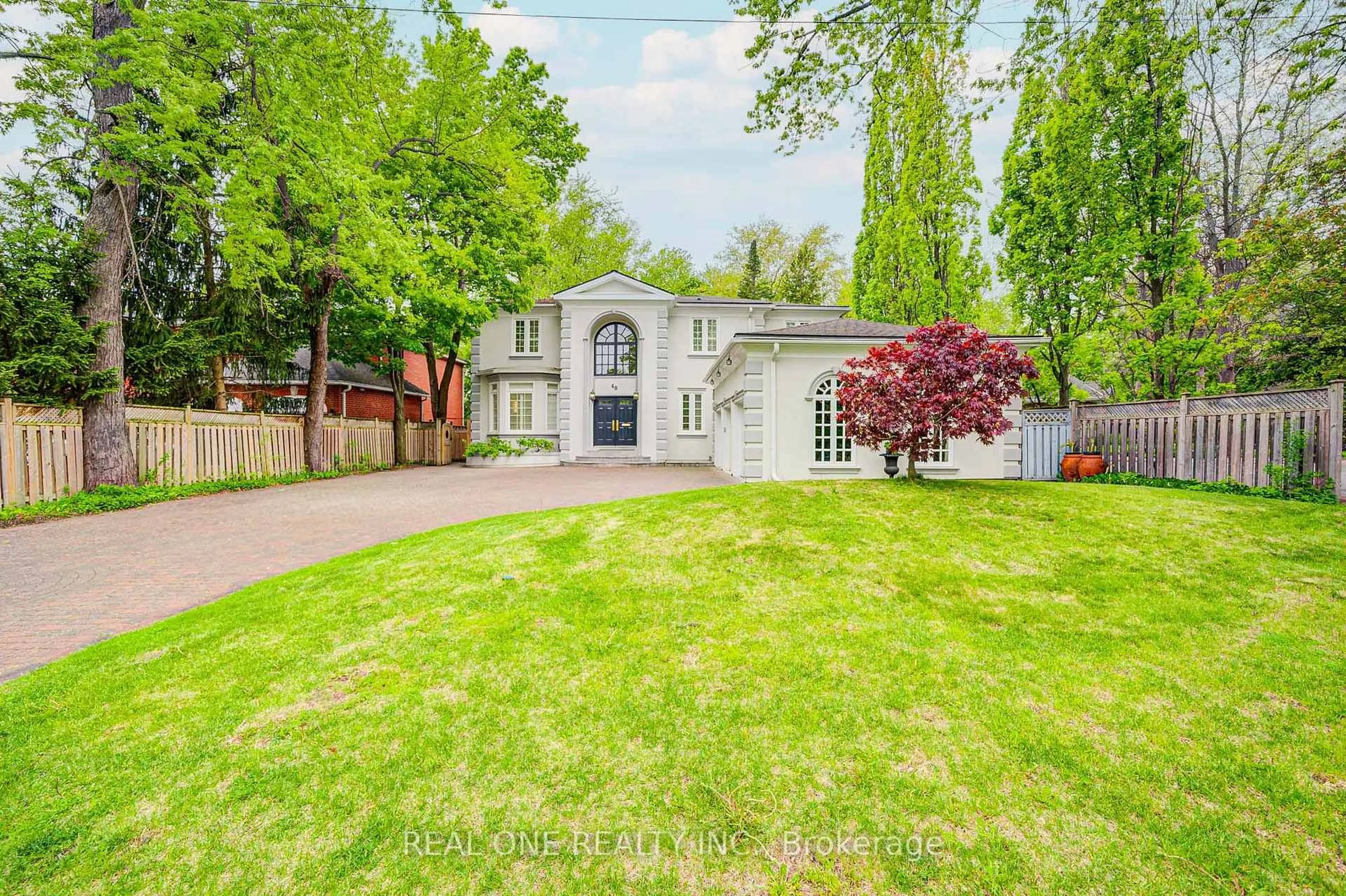 A pic from outside/outdoor area/front of a property/back of a property/a pic from drone, street for 48 Johnson St, Markham Ontario L3T 2N7