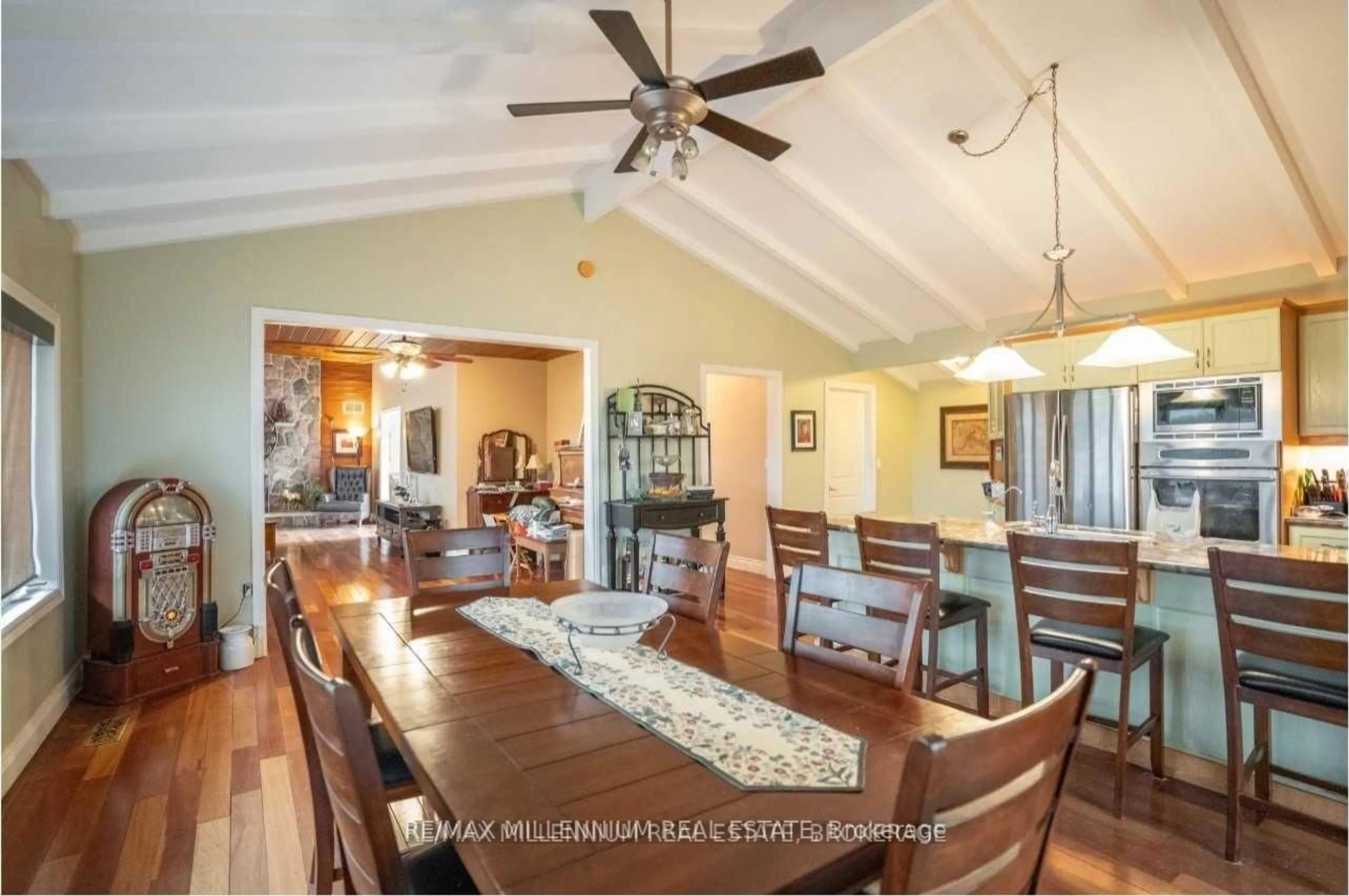 Dining room, wood/laminate floor for 8078 Highway No.9 N/A, New Tecumseth Ontario L0G 1W0