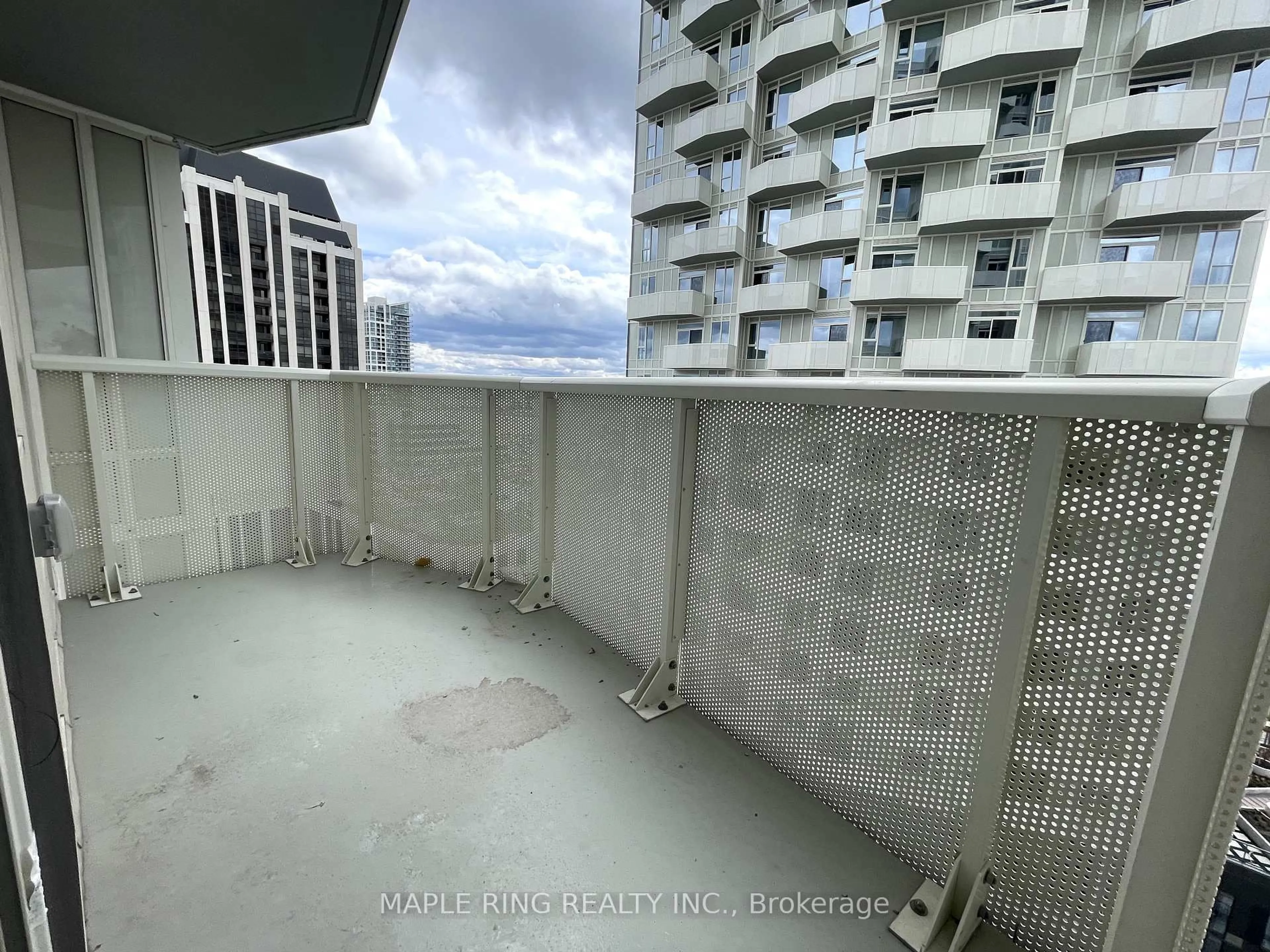 Balcony in the apartment, city buildings view from balcony for 474 Caldari Rd #1301, Vaughan Ontario L4K 0R5