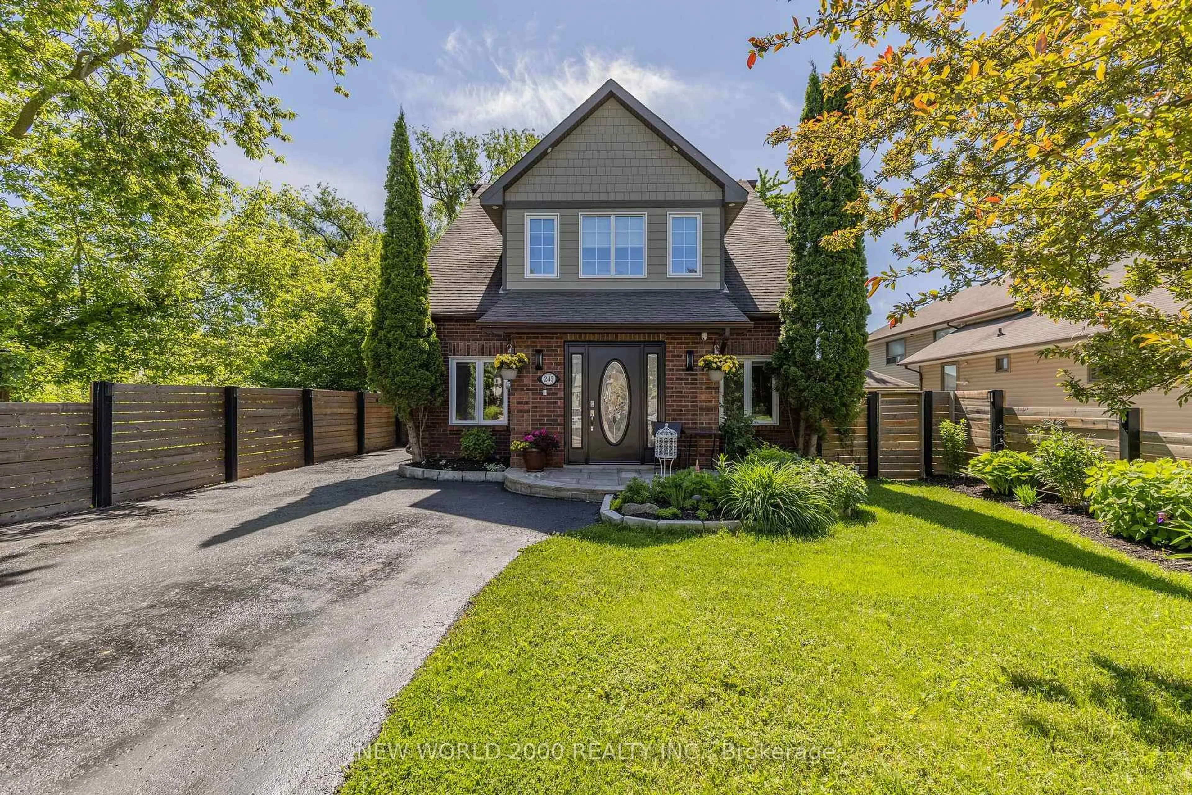 Home with brick exterior material, street for 245 Lakeland Cres, Richmond Hill Ontario L4E 3A6