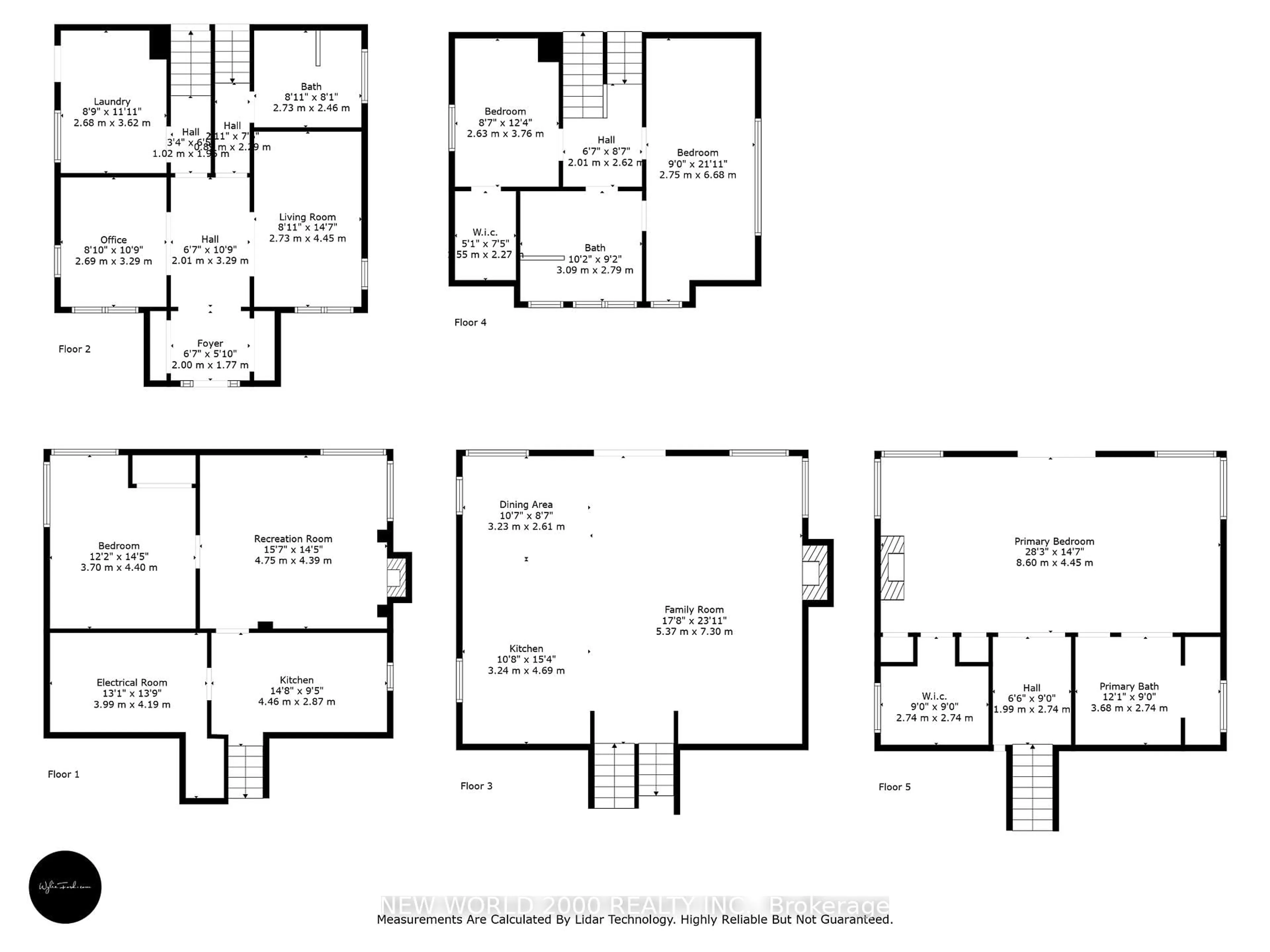 Floor plan for 245 Lakeland Cres, Richmond Hill Ontario L4E 3A6