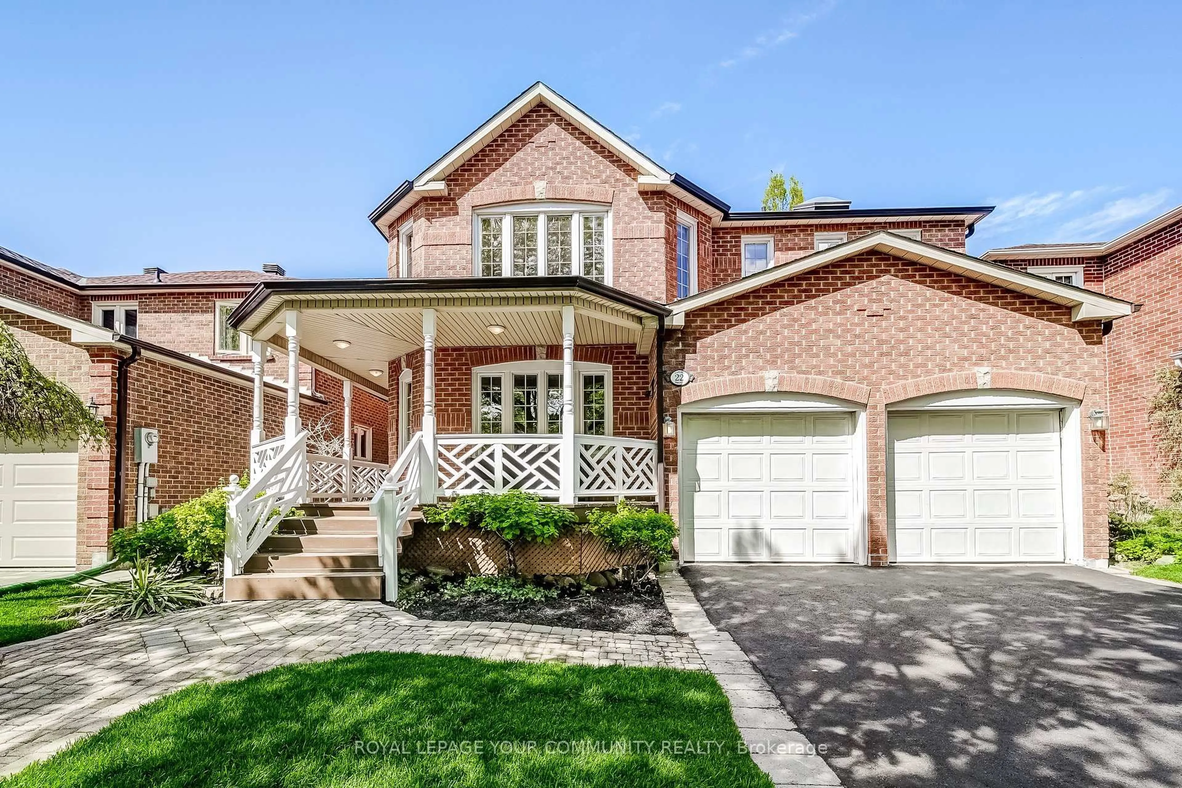 Home with brick exterior material, street for 22 Zahavy Dr, Vaughan Ontario L4J 7R6