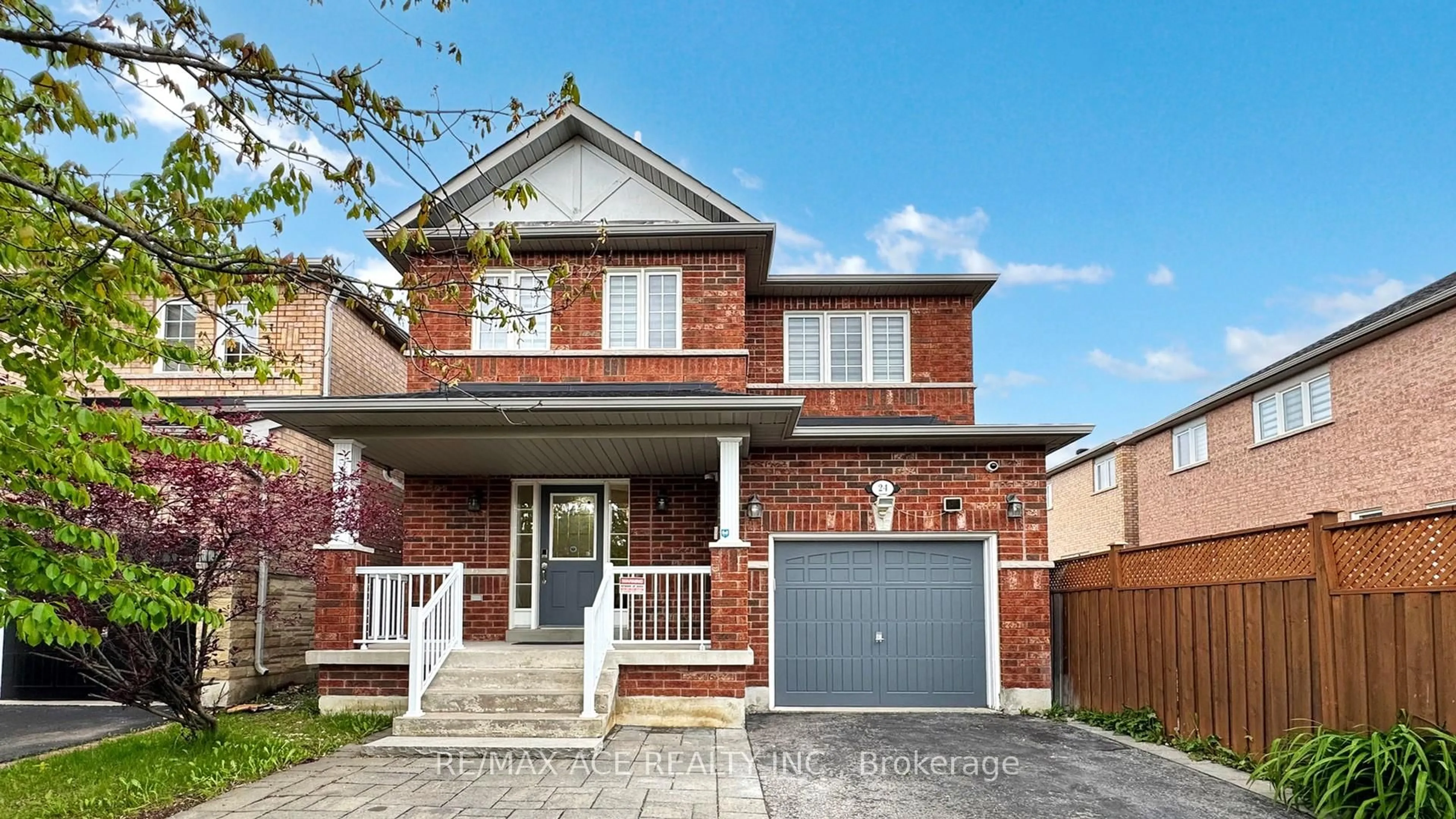 Home with brick exterior material, street for 24 Pamgrey Rd, Markham Ontario L6E 0B2