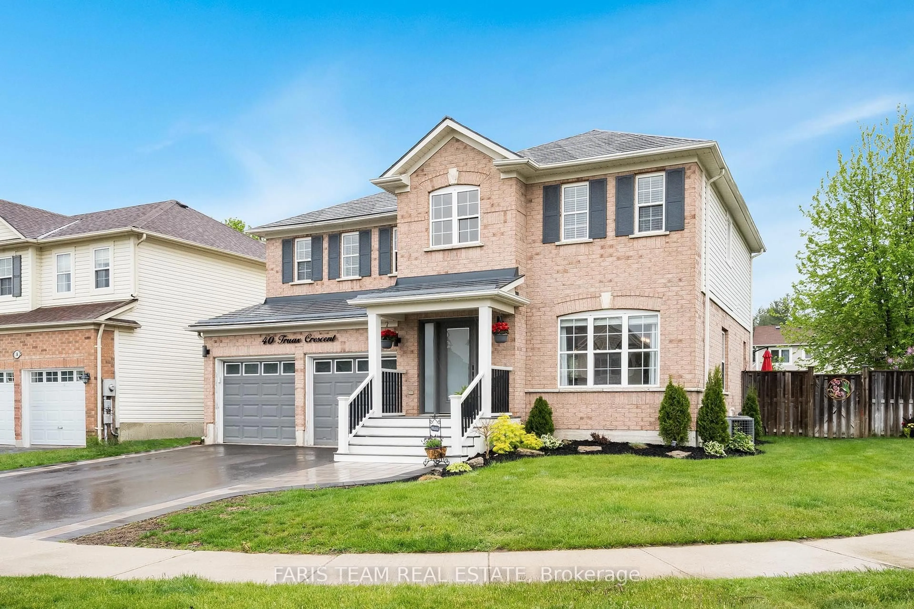 Home with brick exterior material, street for 40 Truax Cres, Essa Ontario L0L 1L0