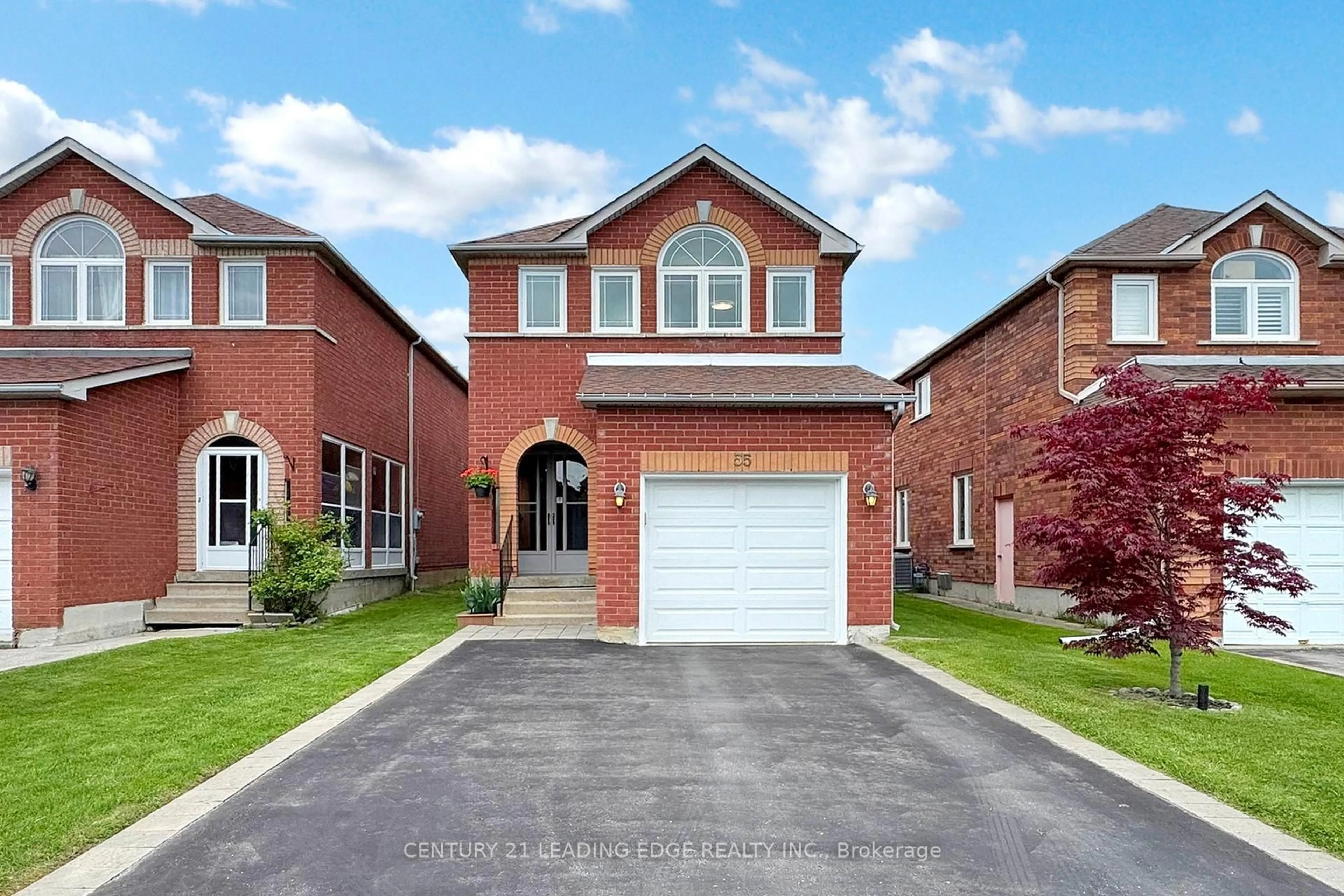 Home with brick exterior material, street for 55 Sophia Rd, Markham Ontario L3S 3Y5