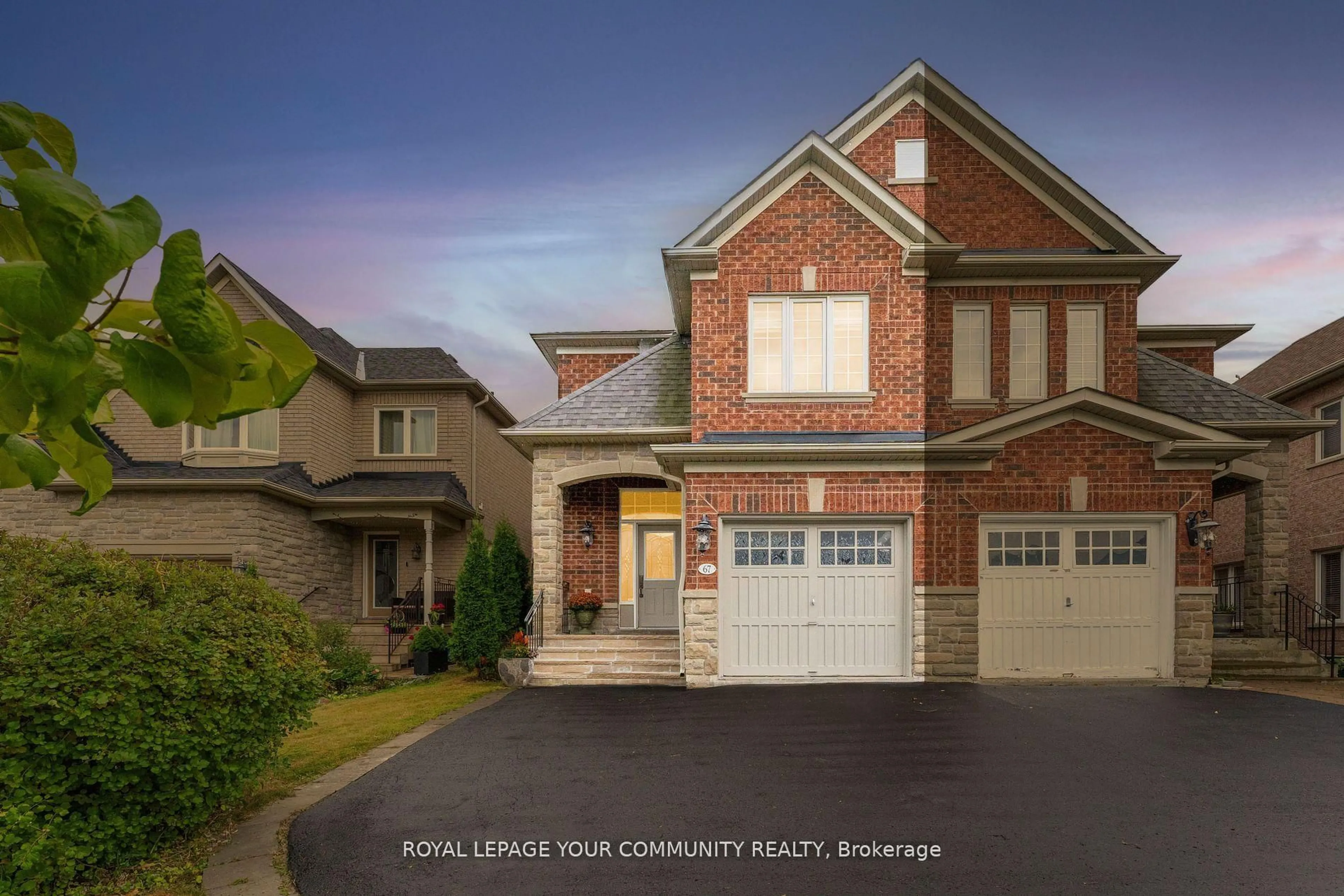 Home with brick exterior material, street for 67 Gamble Glen Cres, Richmond Hill Ontario L4S 2T3