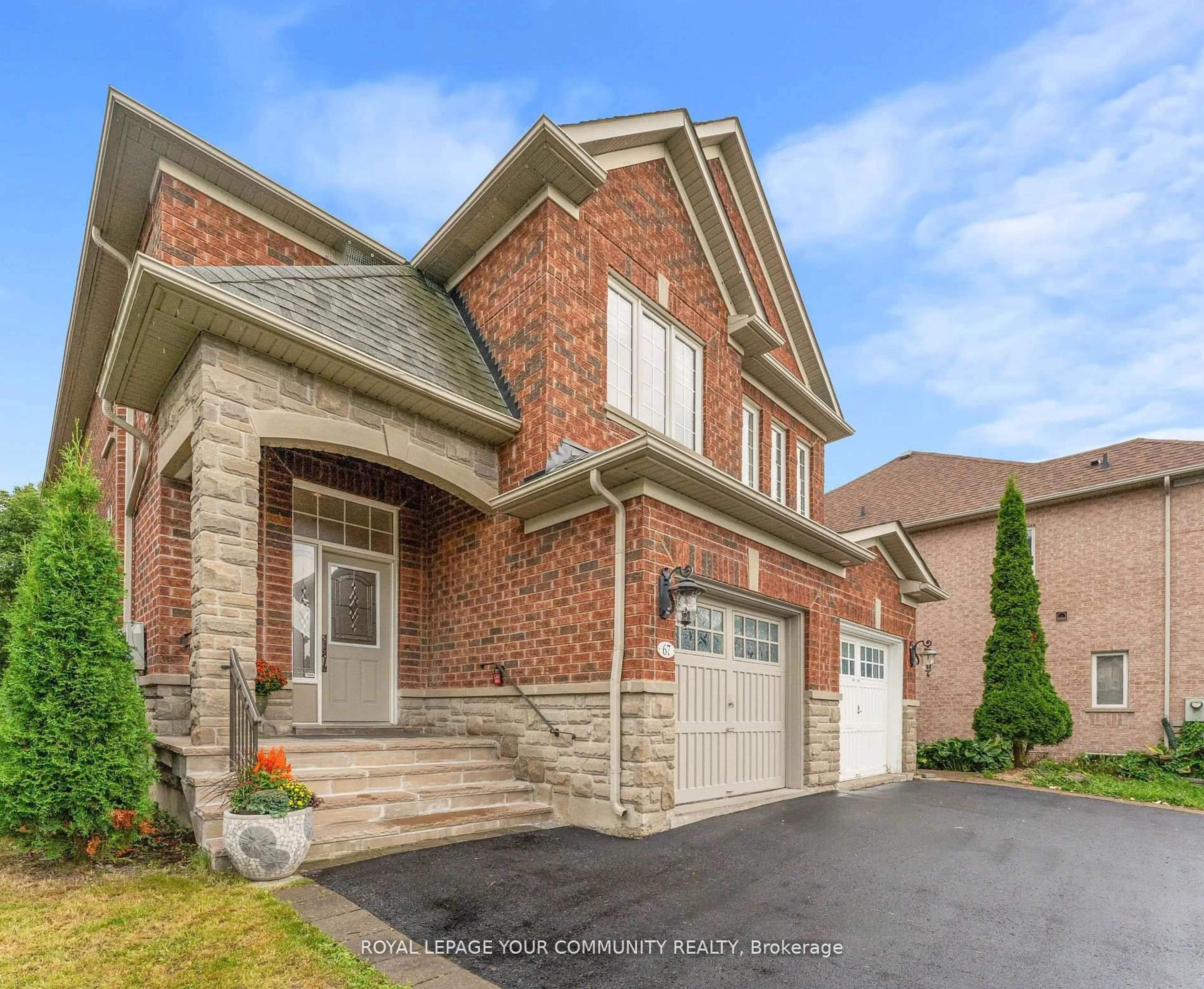 Home with brick exterior material, street for 67 Gamble Glen Cres, Richmond Hill Ontario L4S 2T3