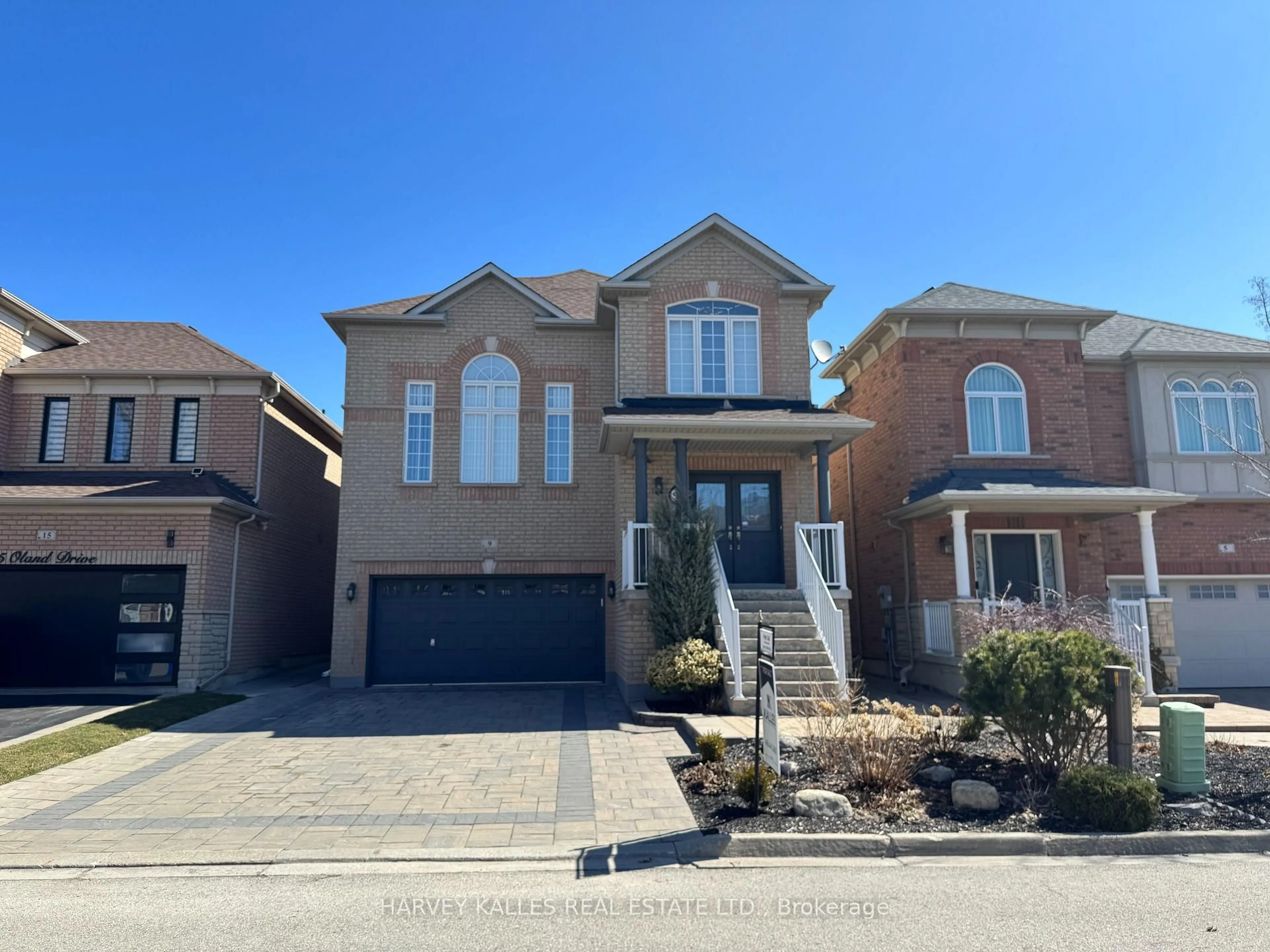 Home with brick exterior material, street for 9 Oland Dr, Vaughan Ontario L4H 2H3