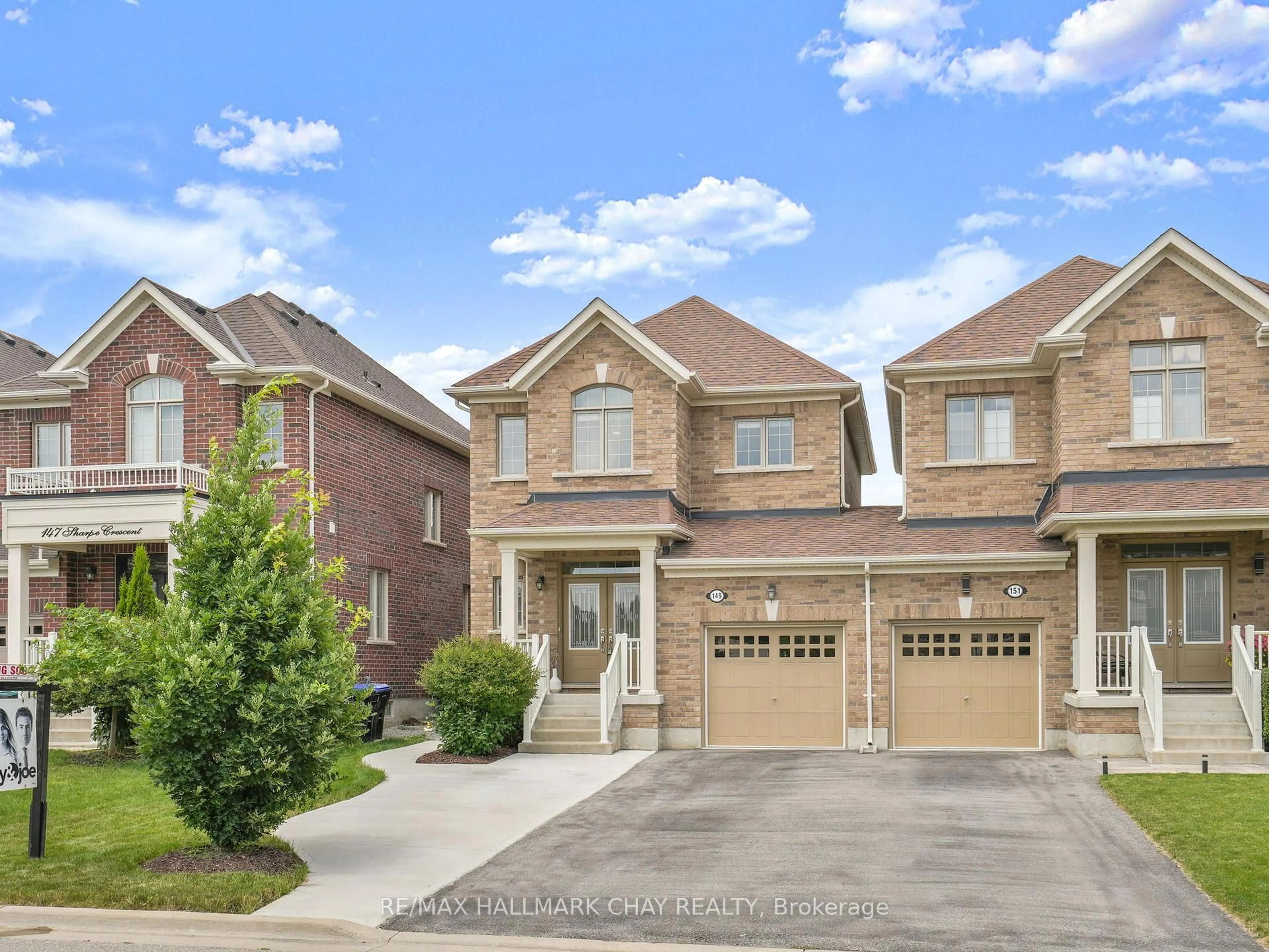Home with brick exterior material, street for 149 Sharpe Cres, New Tecumseth Ontario L0G 1W0