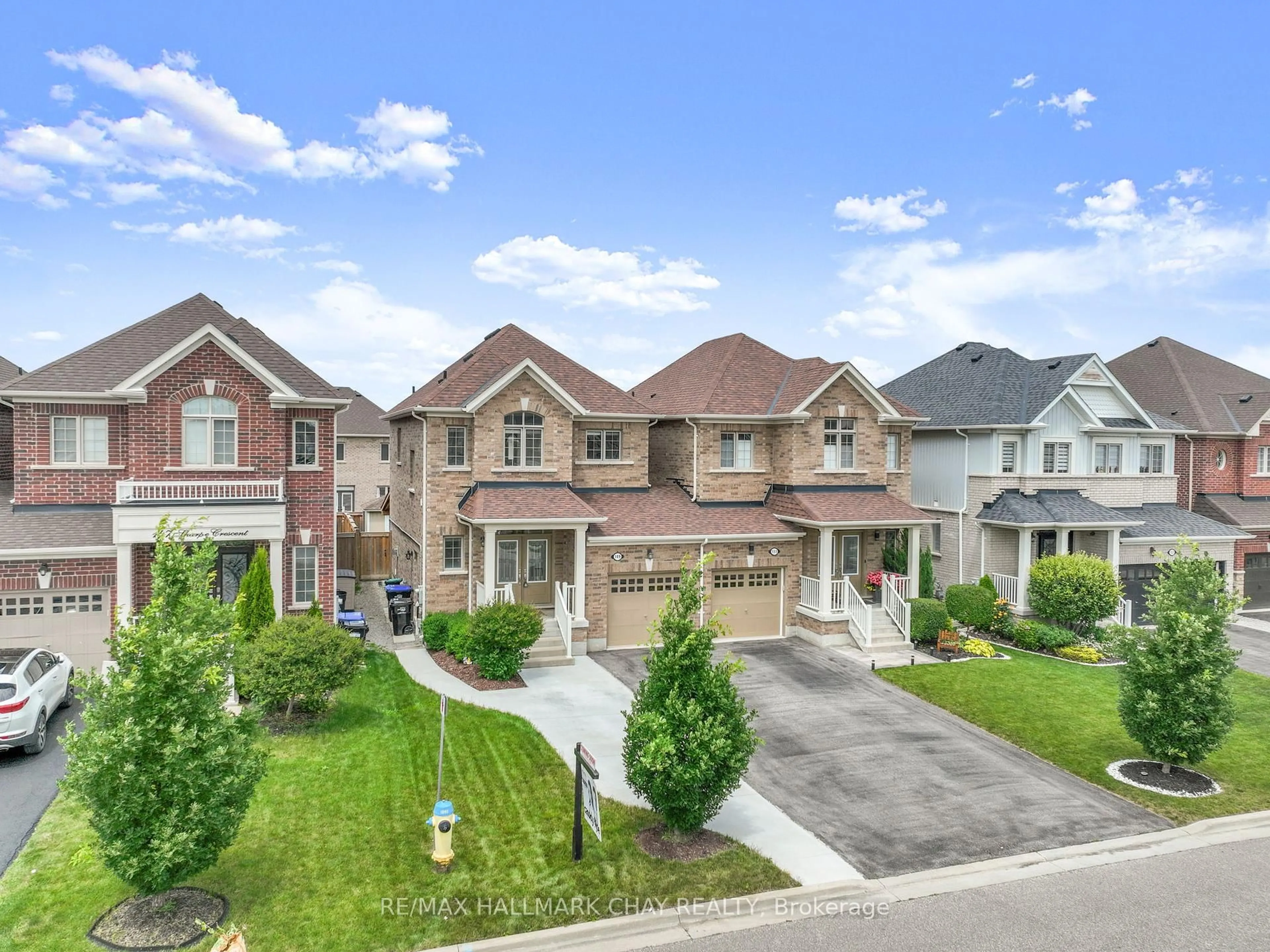 A pic from outside/outdoor area/front of a property/back of a property/a pic from drone, street for 149 Sharpe Cres, New Tecumseth Ontario L0G 1W0
