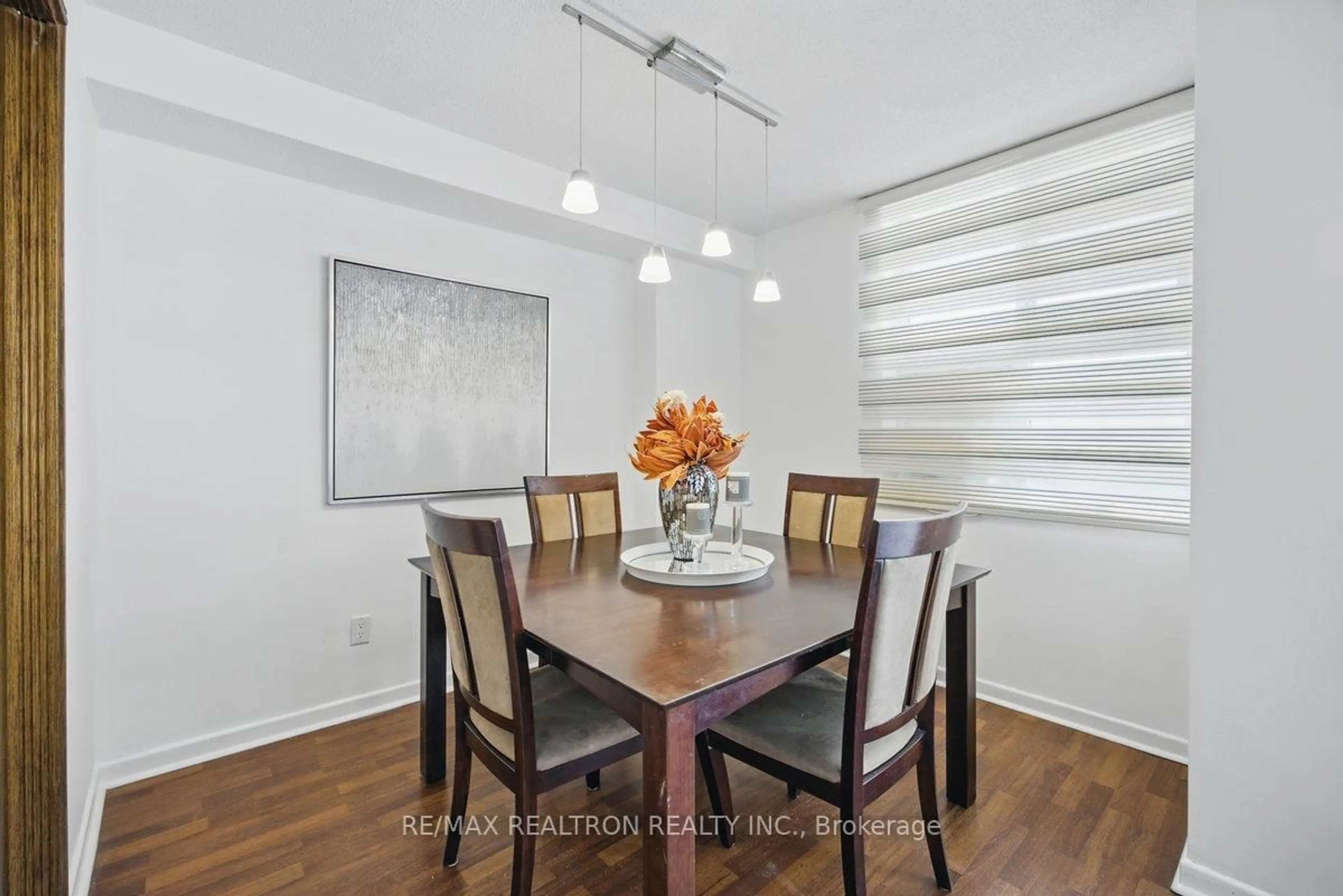 Dining room, wood/laminate floor for 80 Inverlochy Blvd #501, Markham Ontario L3T 4P3
